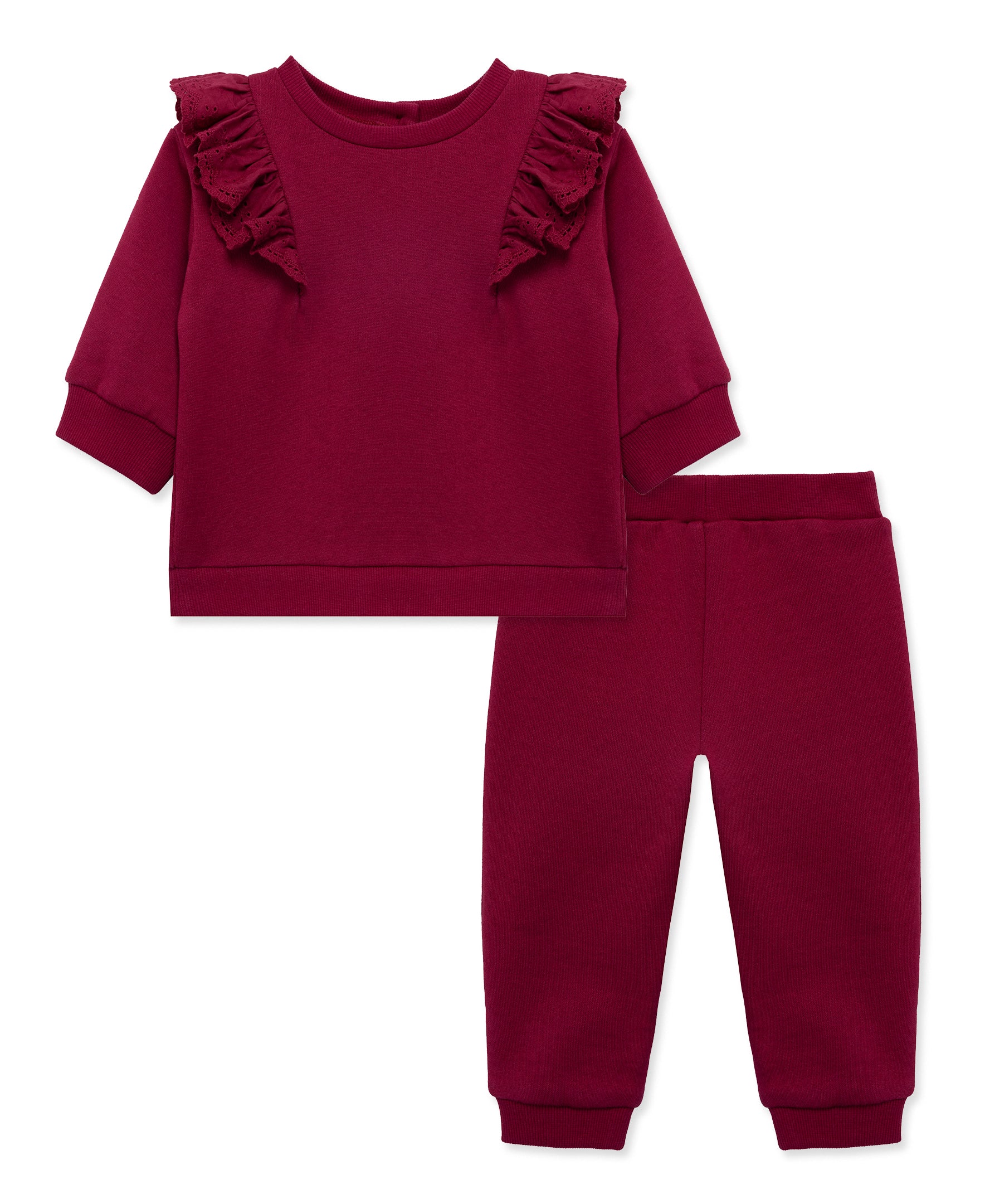  Burgundy Sweatshirt Set (2T-4T)、mySite、layawaytickets