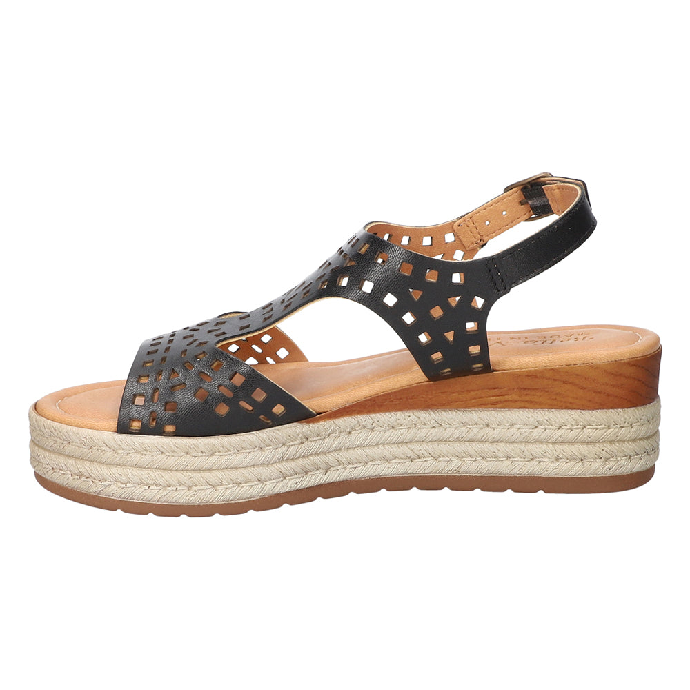 Ann-Italy Cut Out Espadrille Wedge Sandals、mySite、gtrtttuynbv