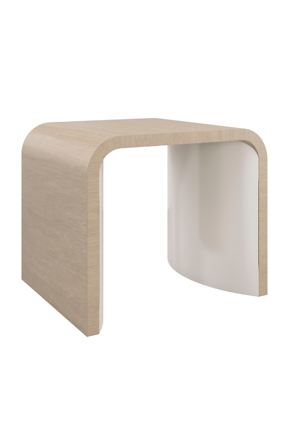 Arched Oak End Table | Caracole Movement、mySite、neckold