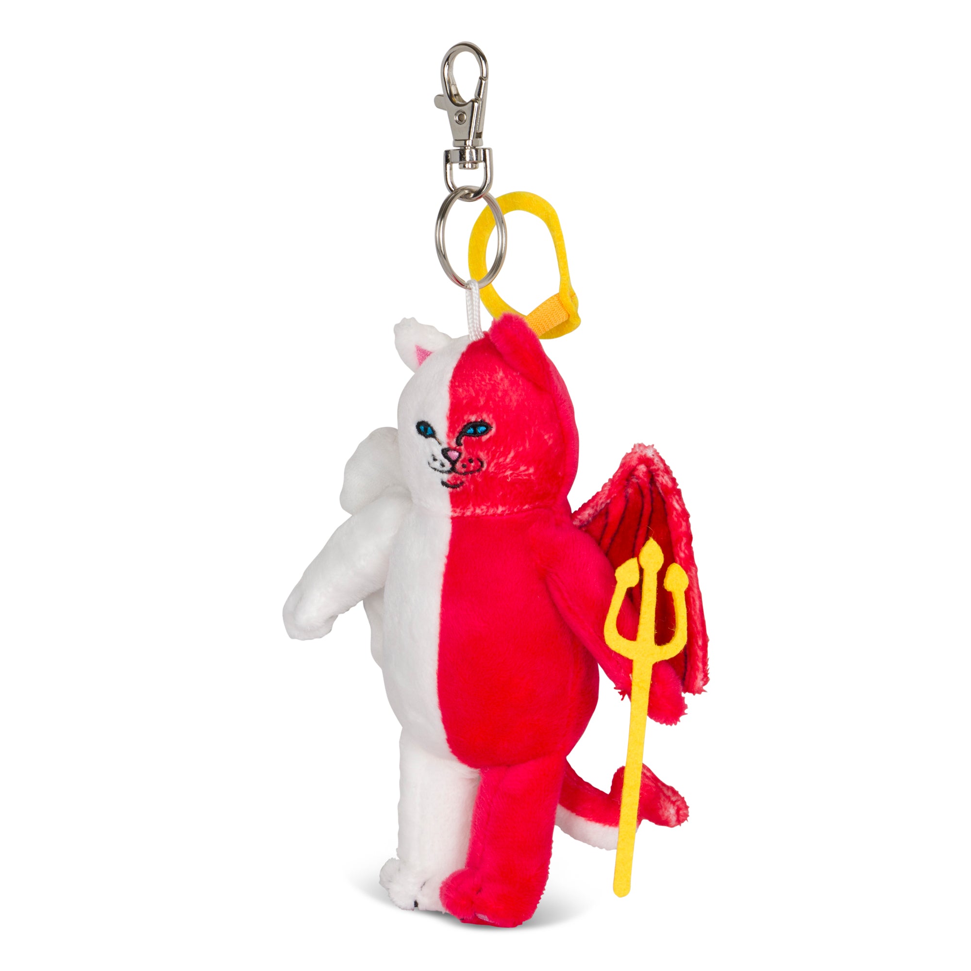  Heaven And Hell Plush Keychain (White/Red)、mySite、merchandisen