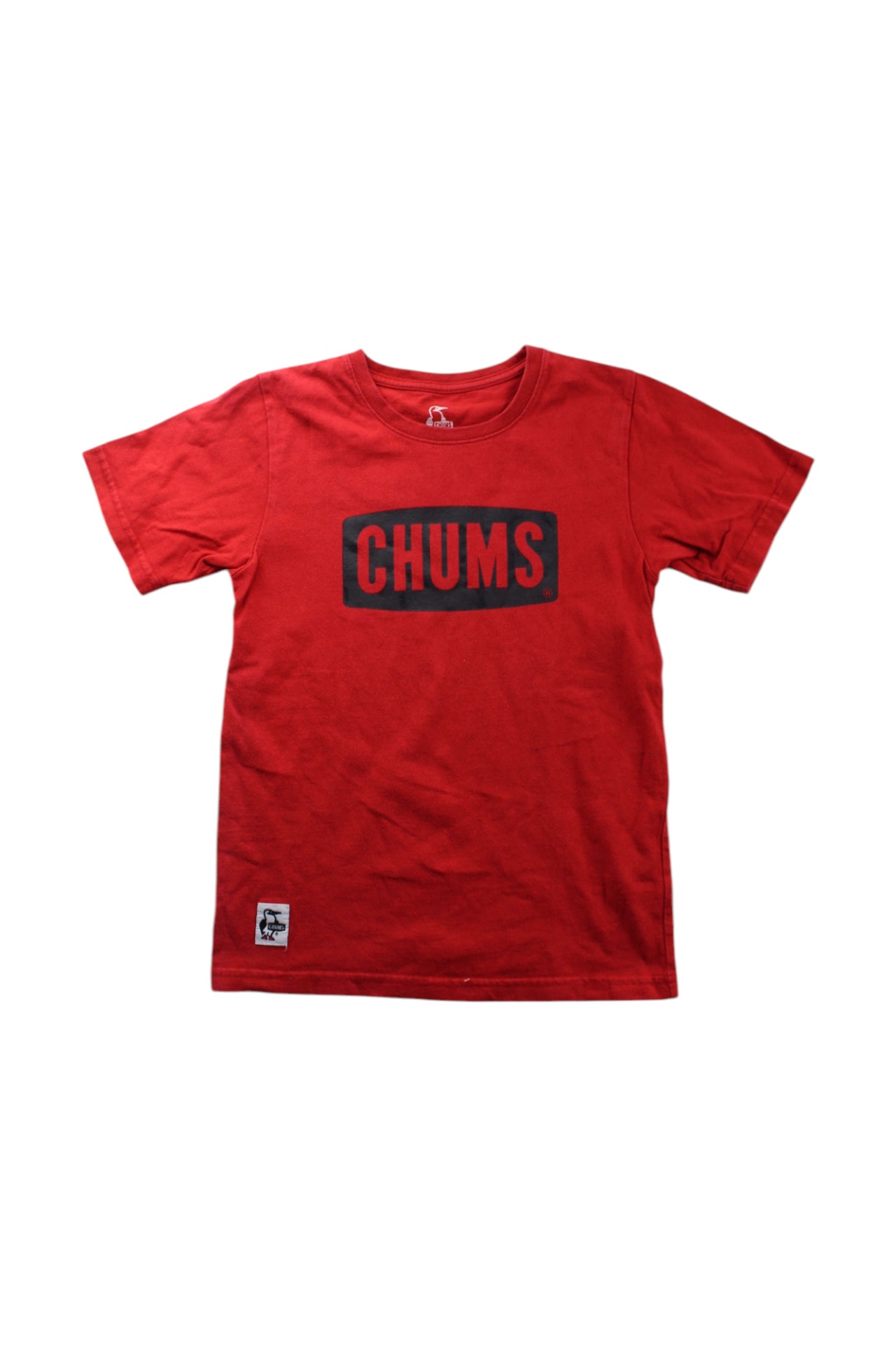 CHUMS Logo Short Sleeve T-Shirt - Size 7-8Y、mySite、g9winljtr
