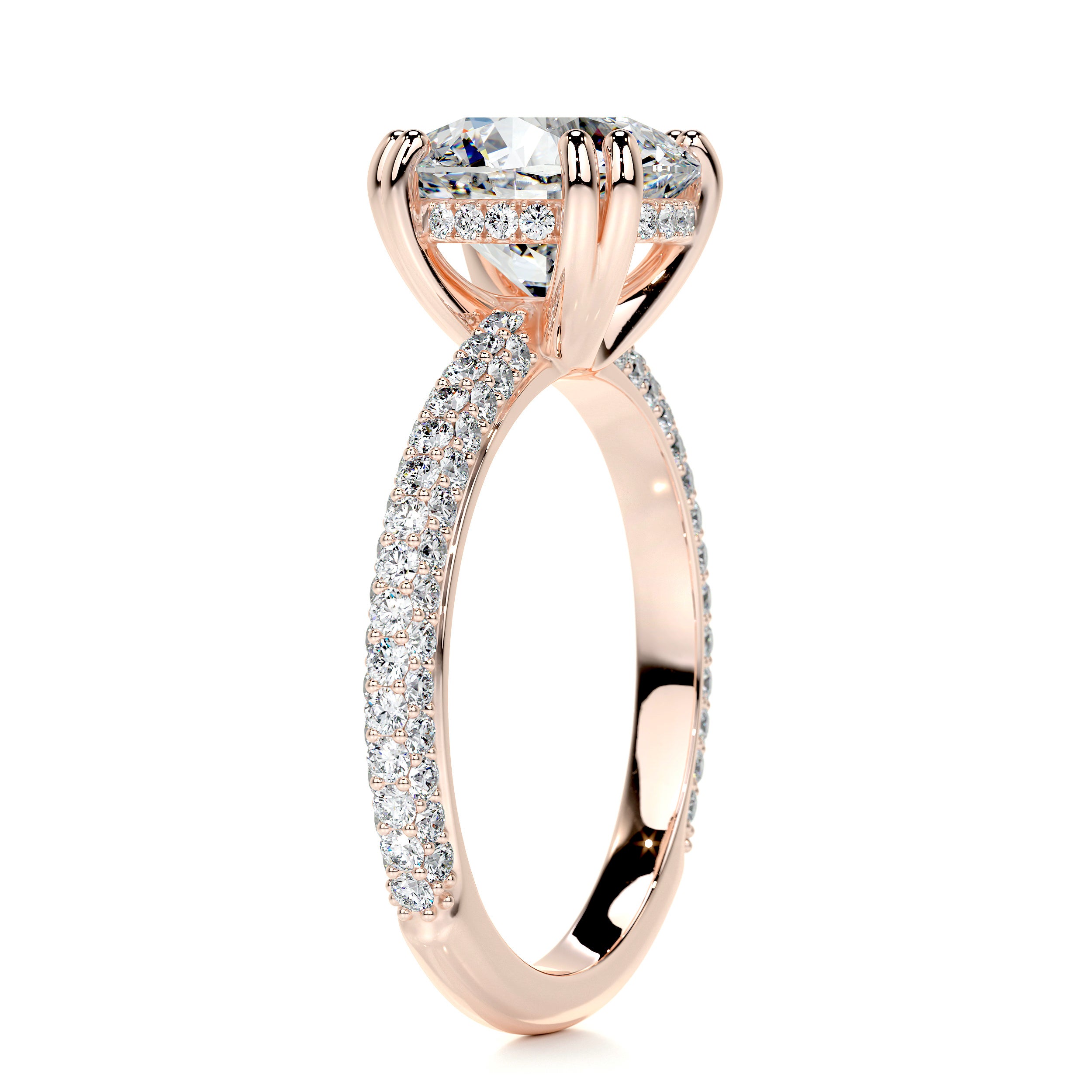 Lorena Diamond Engagement Ring -14K Rose Gold、mySite、hinf8tx79