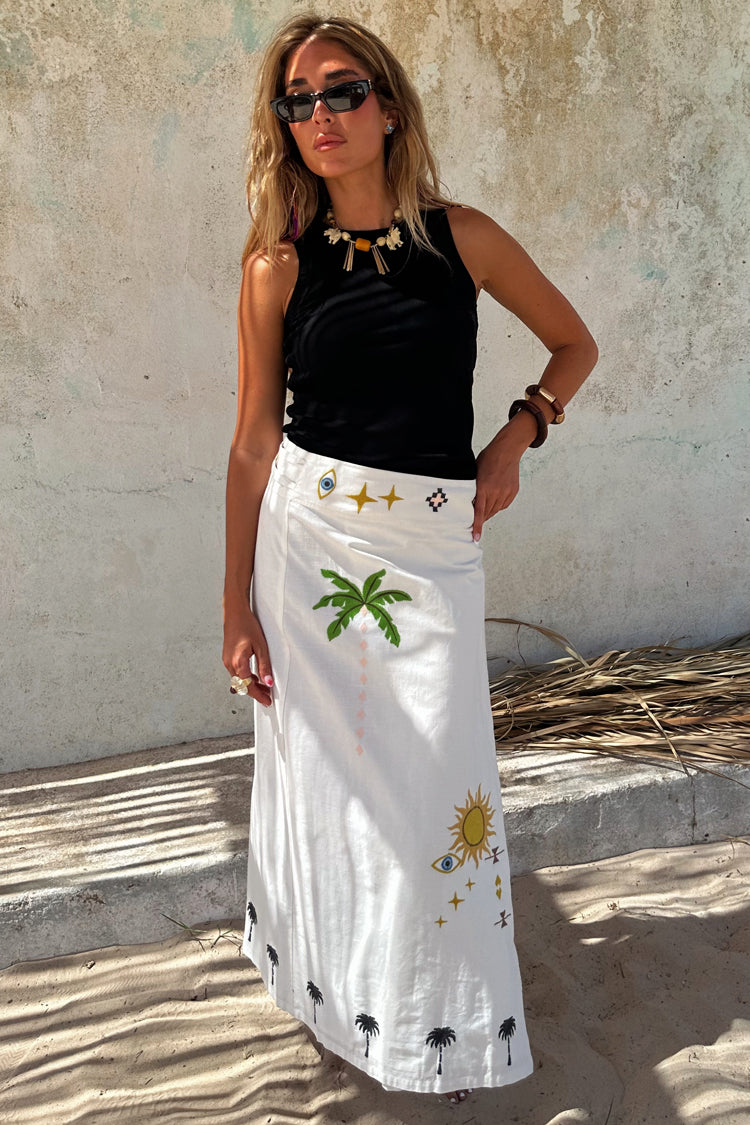 Cream Sunshine Jaspre Skirt、mySite、solidvoid