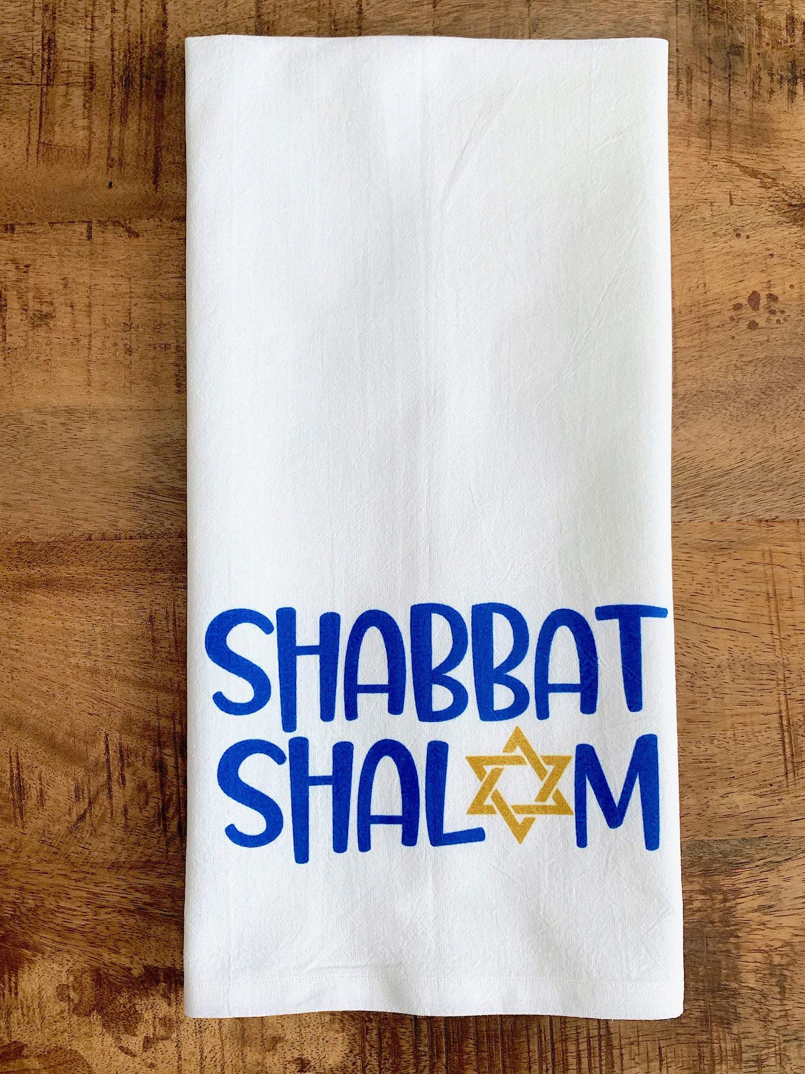 Shabbat Shalom Tea Towel、mySite、topwebapps