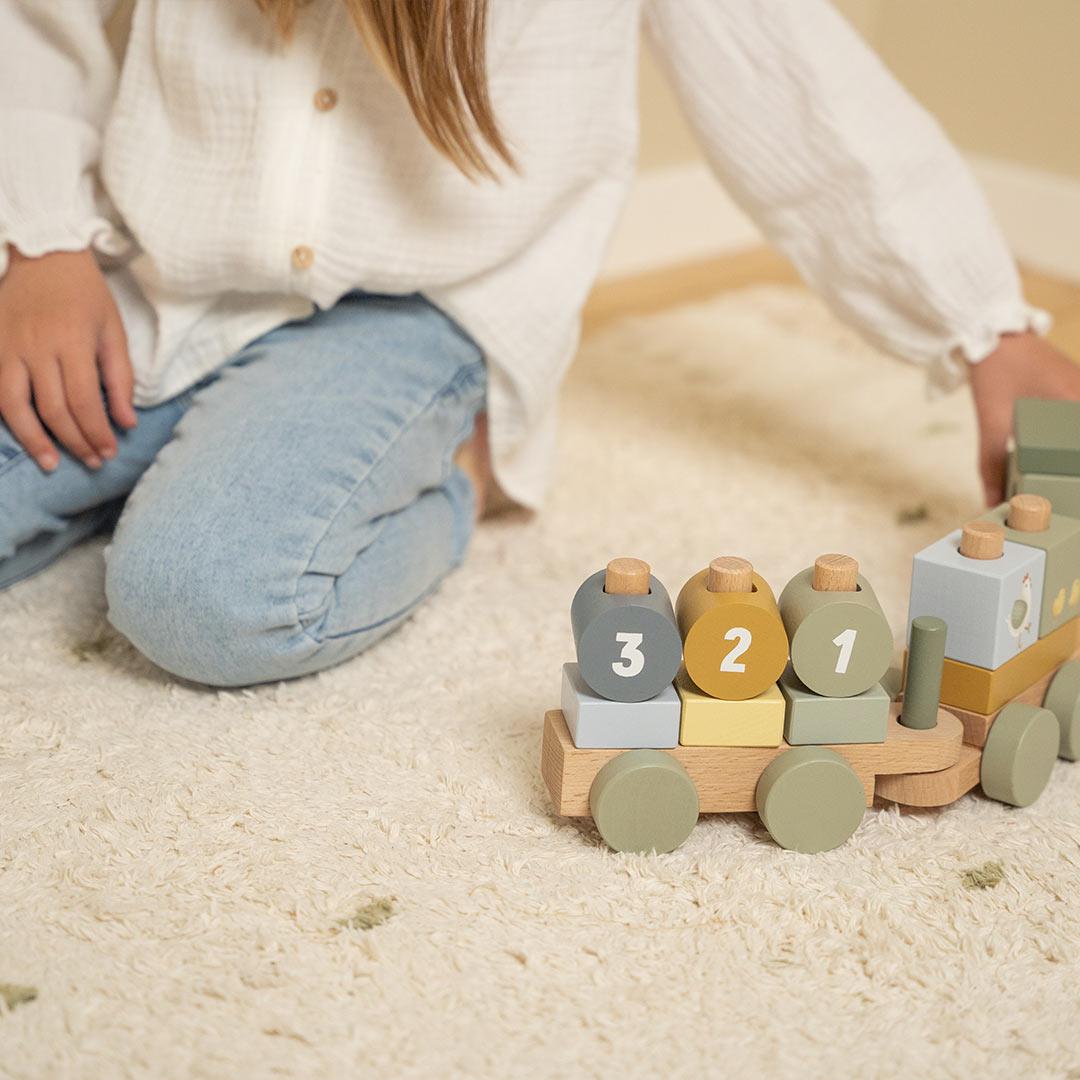  Little Dutch Stacking Train - Little Farm - Tractor、mySite、merchandisen