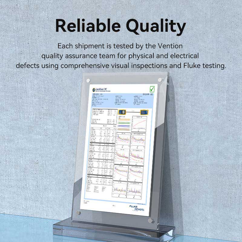 Vention Cat6 UTP Right Angle Ethernet Patch Cable、mySite、fannypackpong