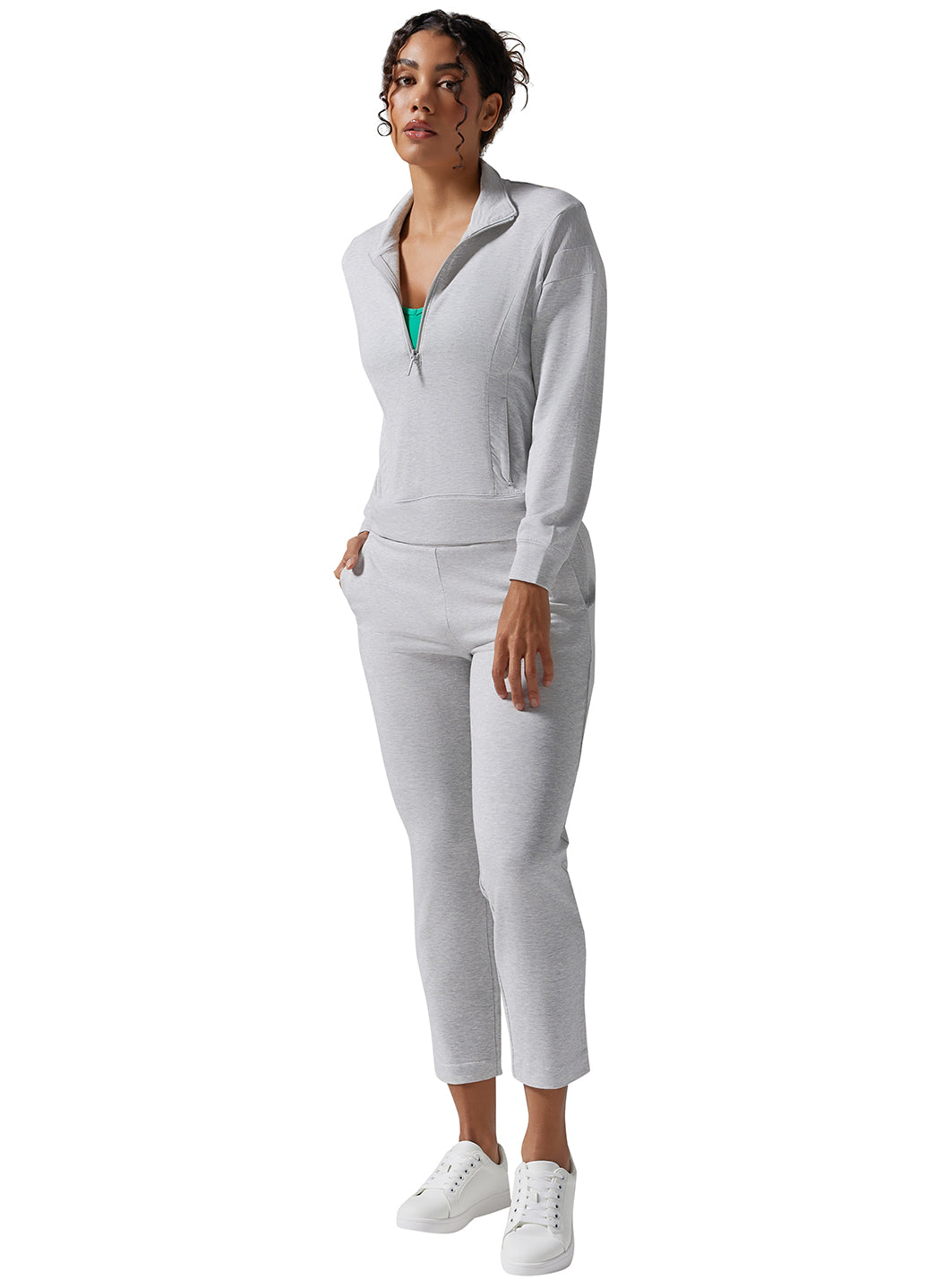 Tavi 3/4 Zip Cozy Fleece Pullover、mySite、noshort