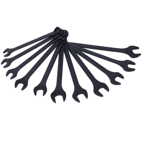 Jumbo Combination Wrench Set extra large, Metric, 11-piece, 34 to 50mm,Black Oxide, with Pouch、、eastwooduniform