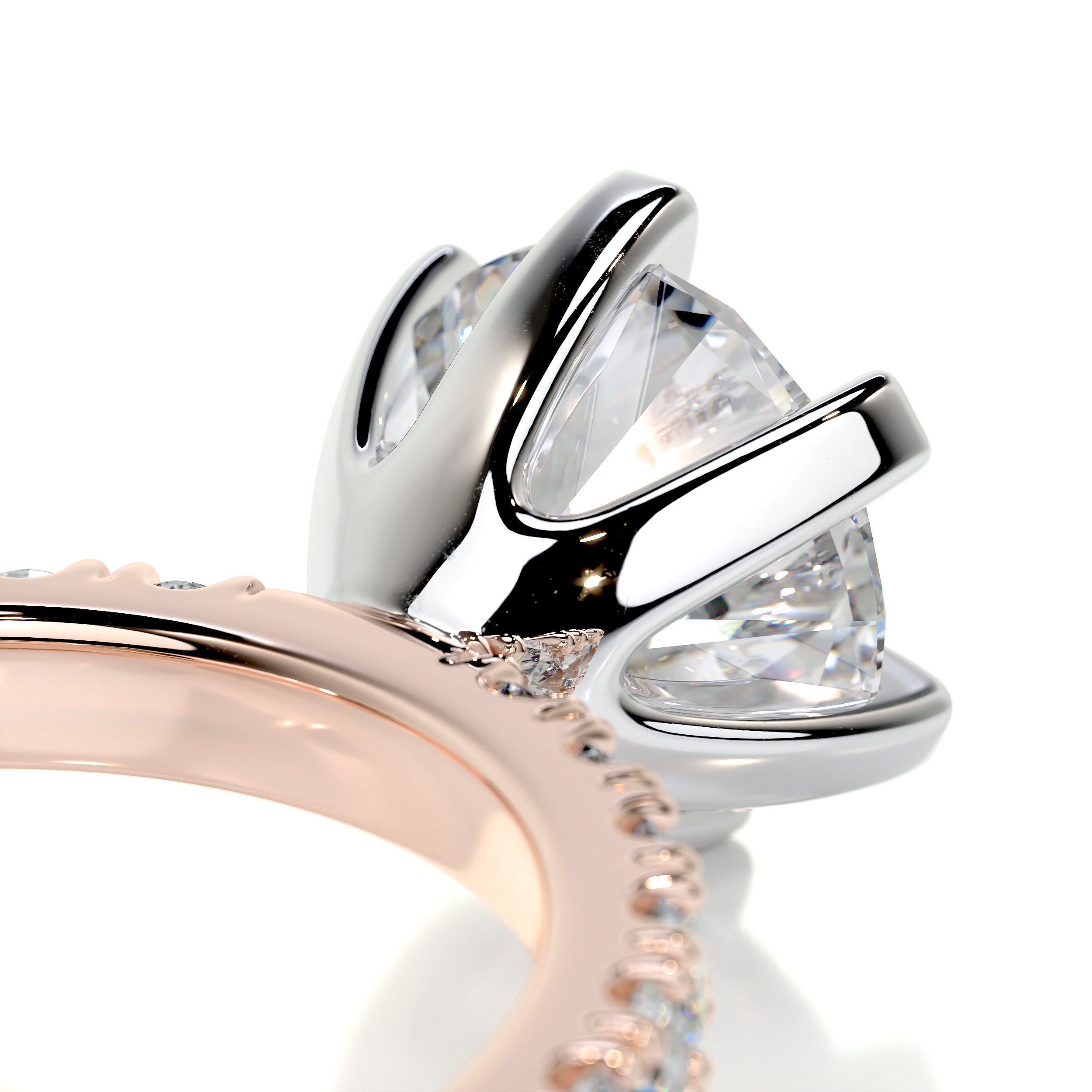 Veronica Diamond Engagement Ring -14K Rose Gold、mySite、hinf8tx79