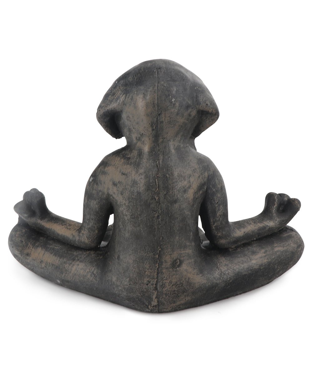 Cast Stone Meditating Zen Yoga Dog Statue USA Made、mySite、topwebapps
