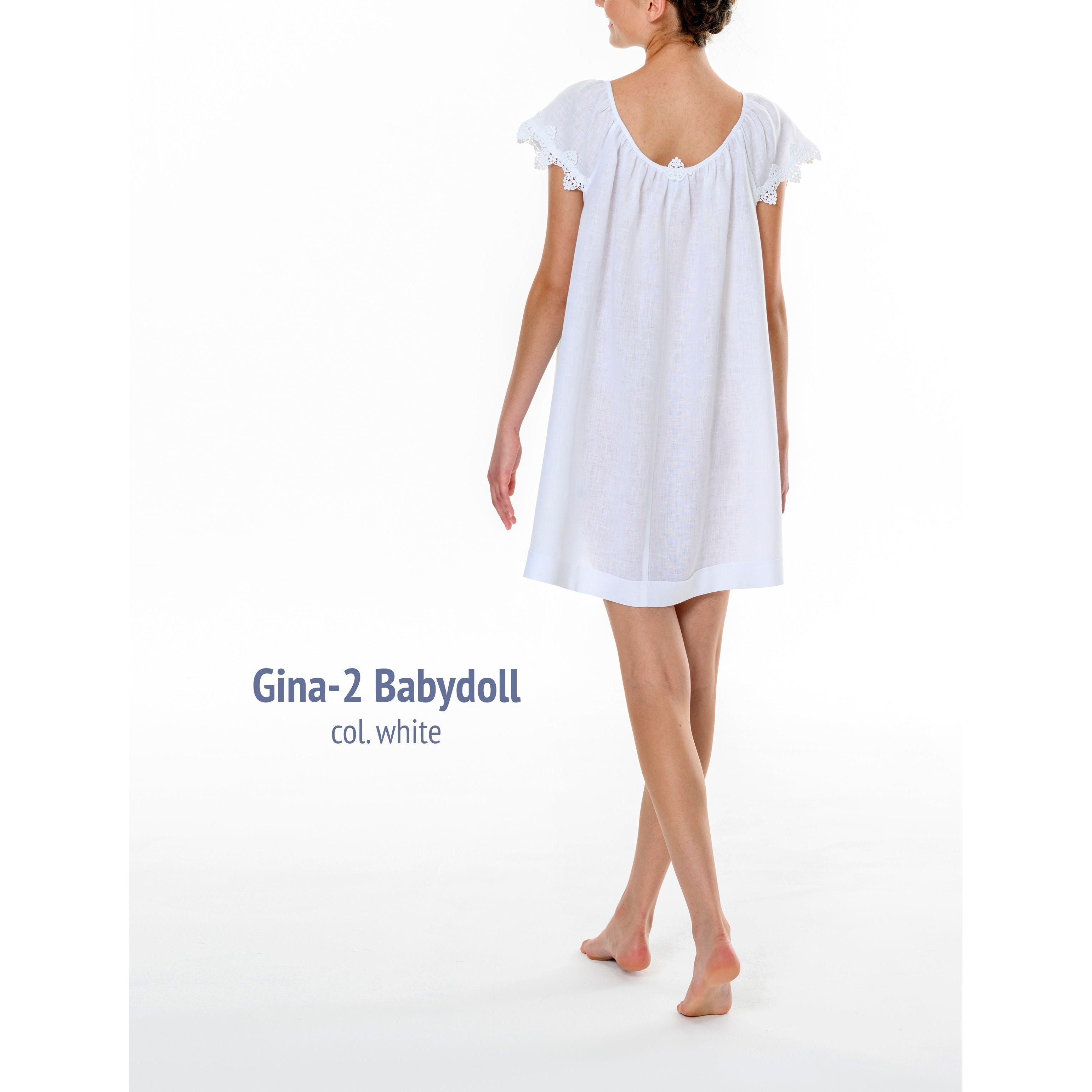  Celestine Gina 2 Babydoll - White、mySite、justintrudeaud