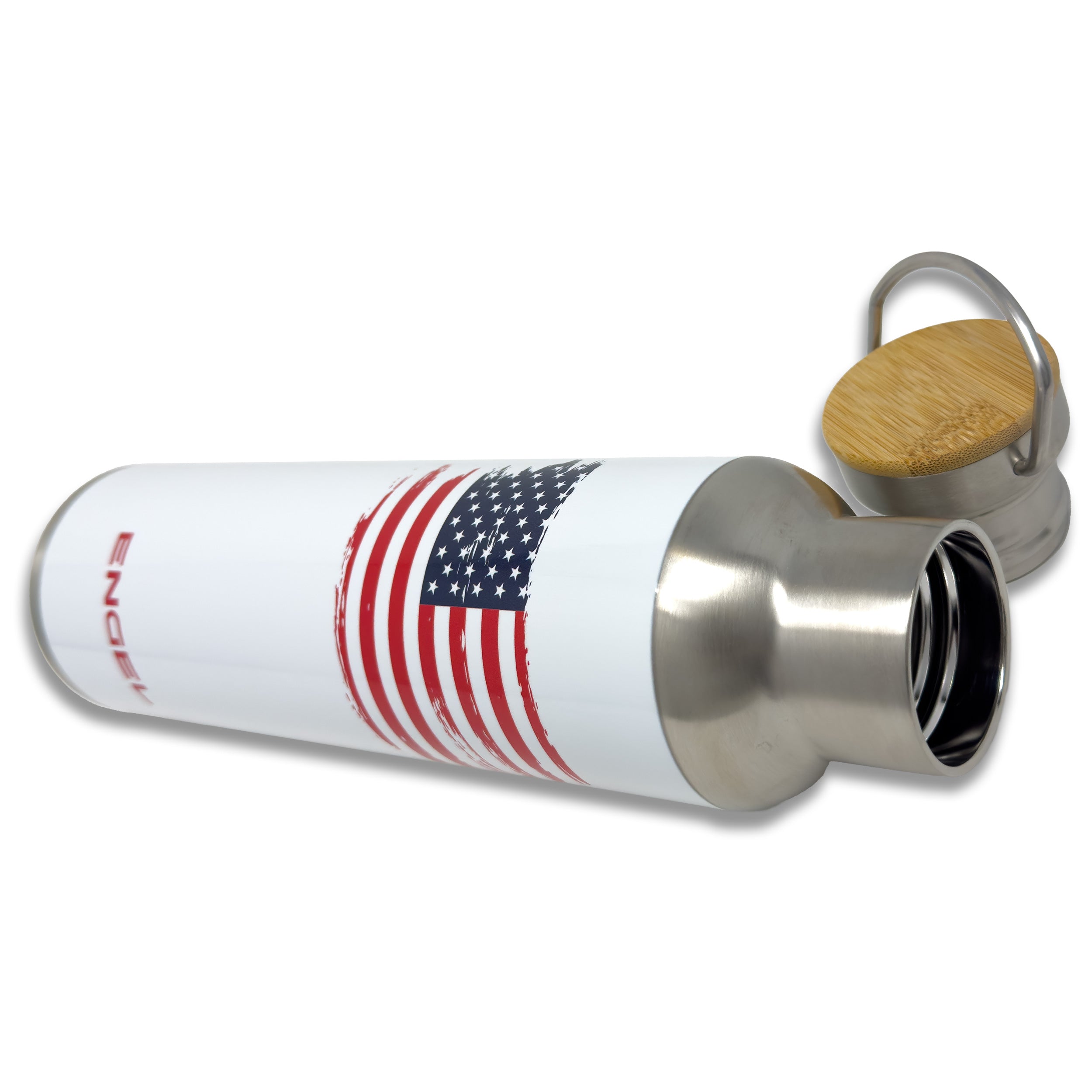Engel 25oz USA Flag Stainless Steel Vacuum Insulated Water Bottle、mySite、noshort