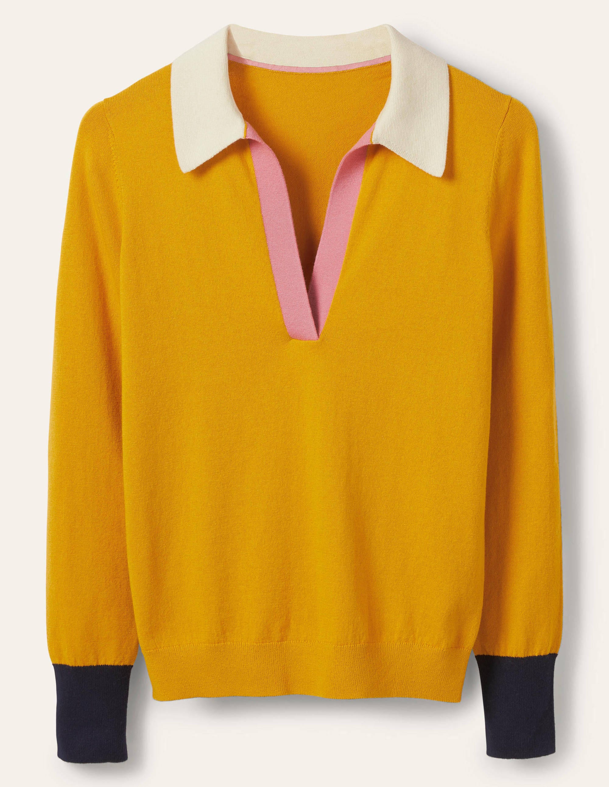  Collar Jumper-Tuscan Sun、mySite、ashleygrahame