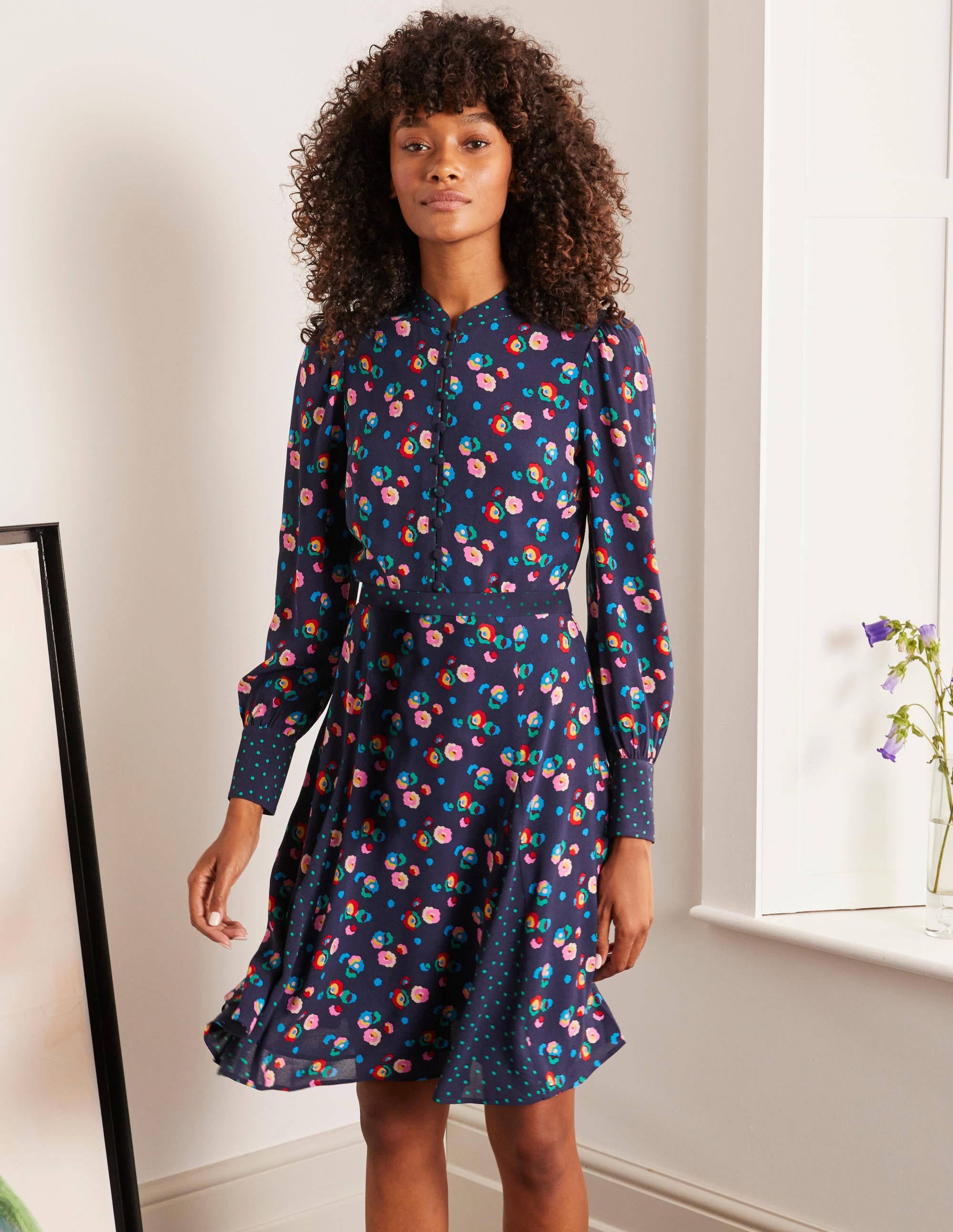  Christina Dress-Navy, Billowy Peony、mySite、ashleygrahame