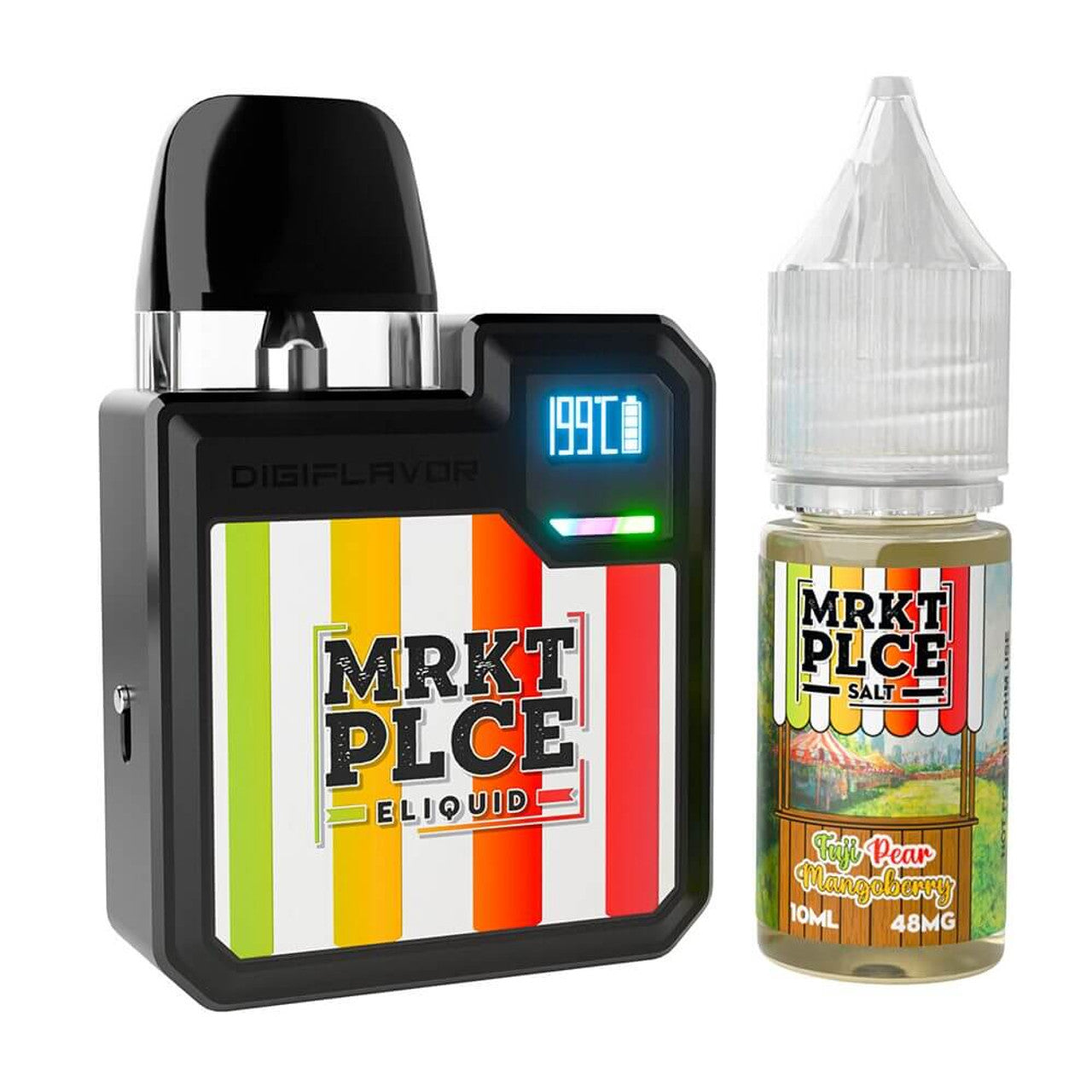 Geekvape Digi-Q Pod Kit + Daddy's Vapor Salts E-Liquid 10mL、mySite、zt4zffjzw