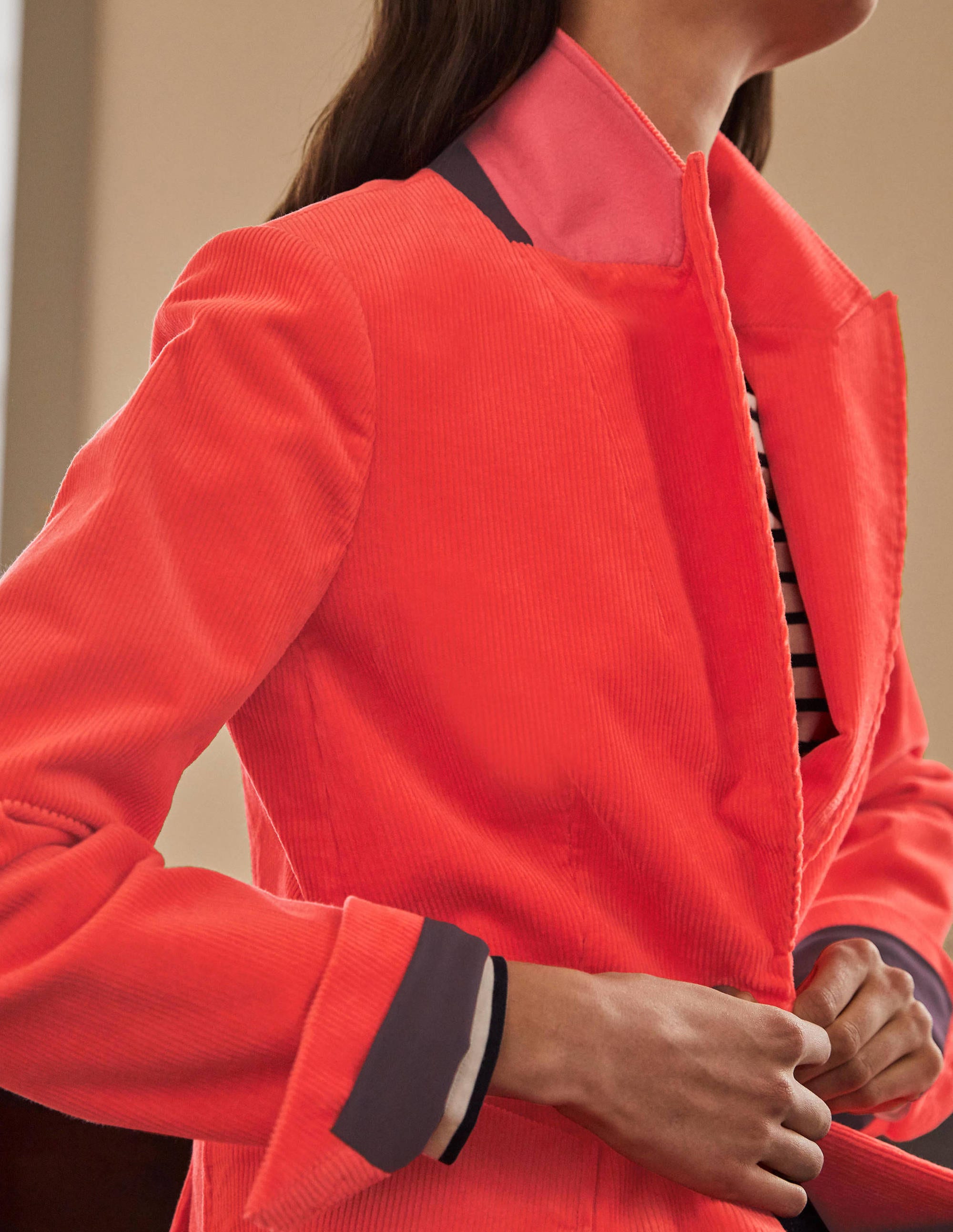  Victoria Cord Blazer-Coral Crush、mySite、ashleygrahame