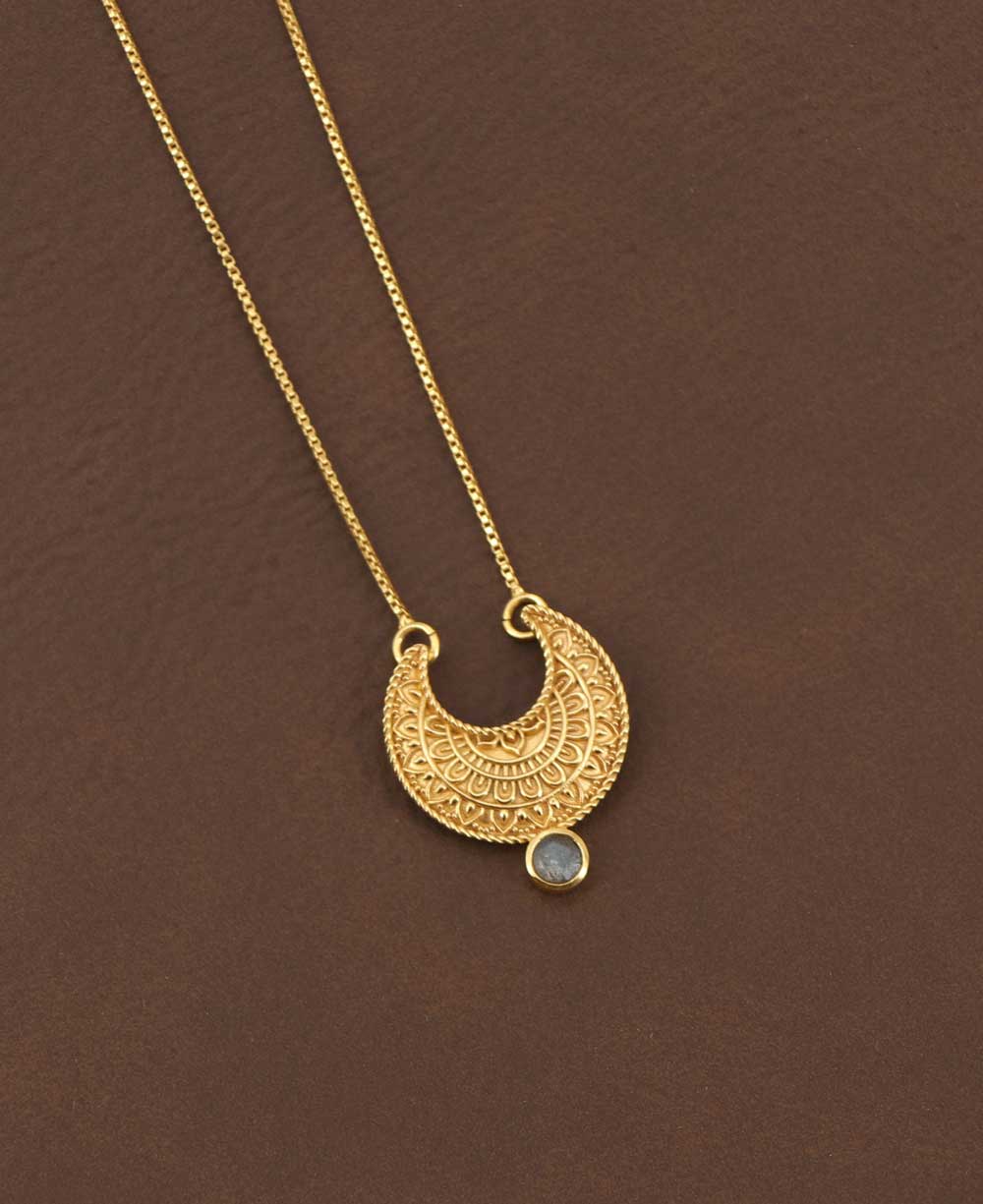 Moon Phase Mandala Art Gemstone Inspirational Necklace、mySite、topwebapps