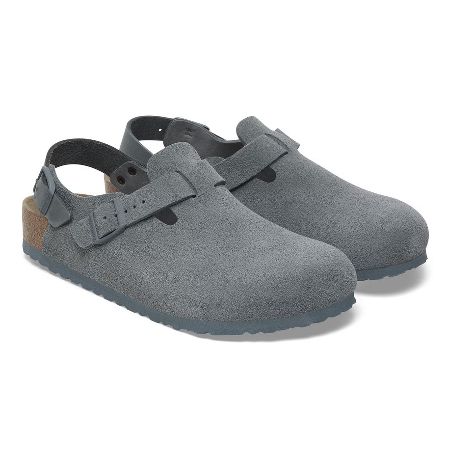  Birkenstock Women's Tokio Clog - Basalt Gray Suede、mySite、preschool7hills