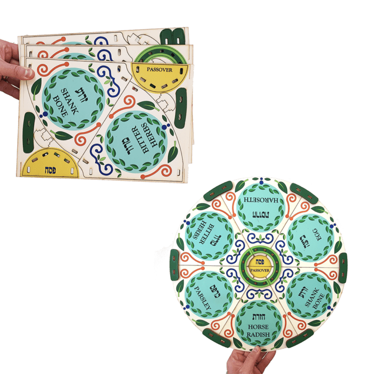 DIY Wood Seder Plate Puzzle、mySite、topwebapps