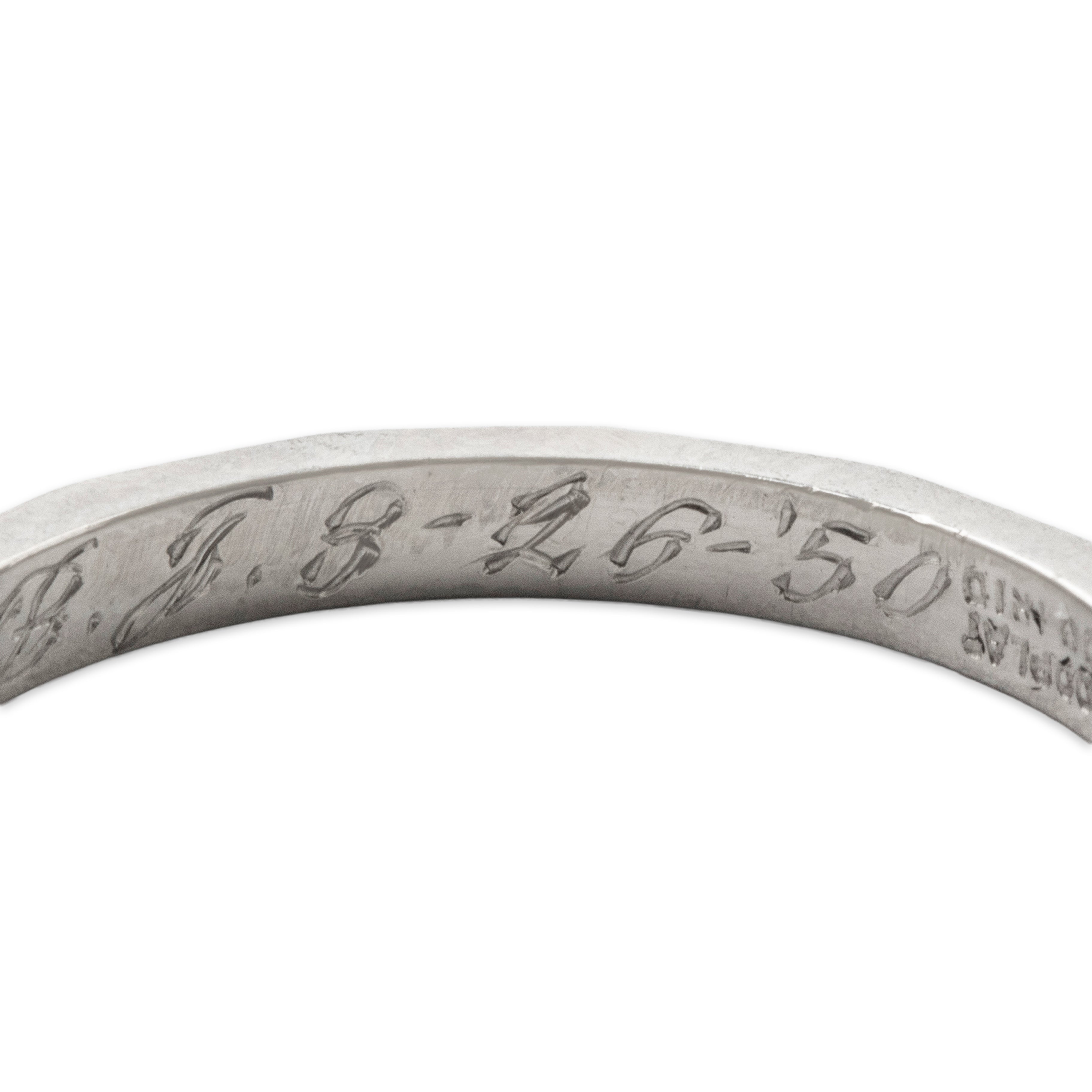 Antique Traub Platinum Art Deco Orange Blossom Band Ring 5.25、mySite、hinf8tx79