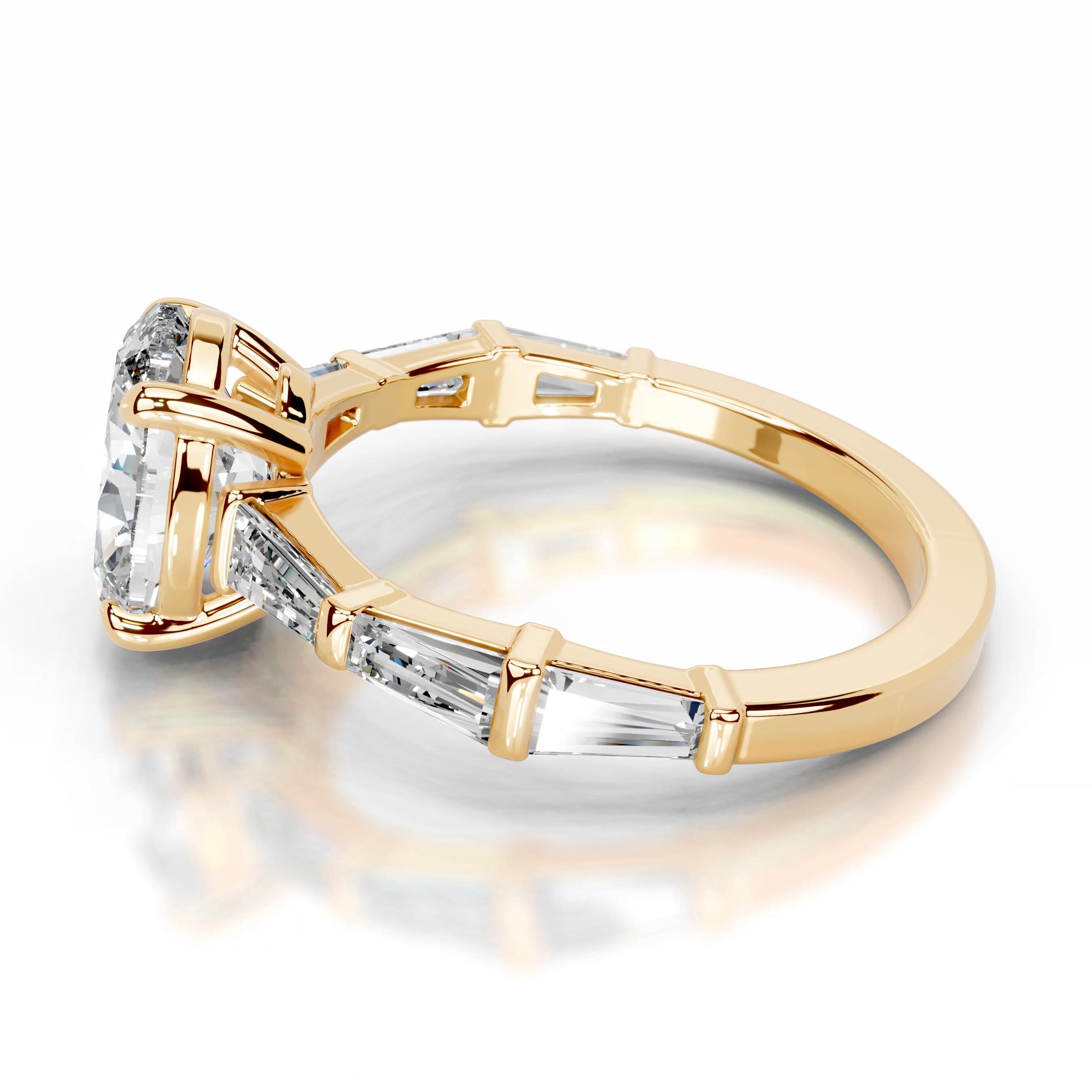 Calandra Lab Grown Diamond Ring - 18K Yellow Gold、mySite、hinf8tx79