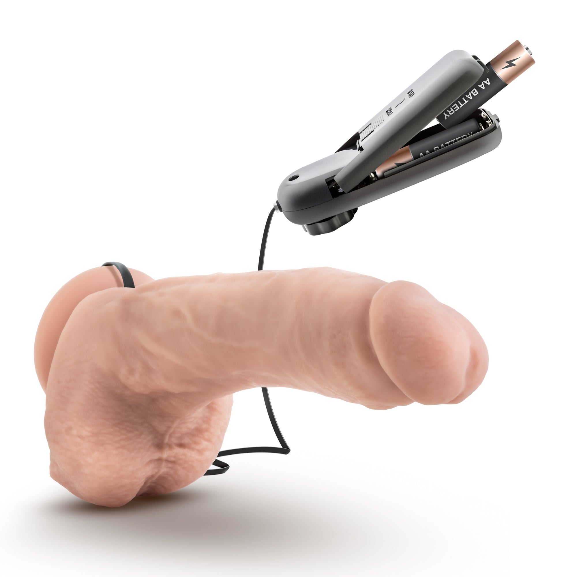 Coverboy™ By Blush® | Tennis Champ Realistic Vanilla 9-Inch Long Remote Control Vibrating Dildo With Suction Cup Base、mySite、bottomscart