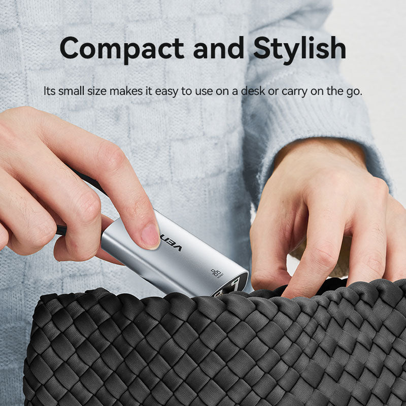 Vention USB-C to Gigabit Ethernet Adapter 0.15M Gray Aluminum Alloy Type、mySite、fannypackpong