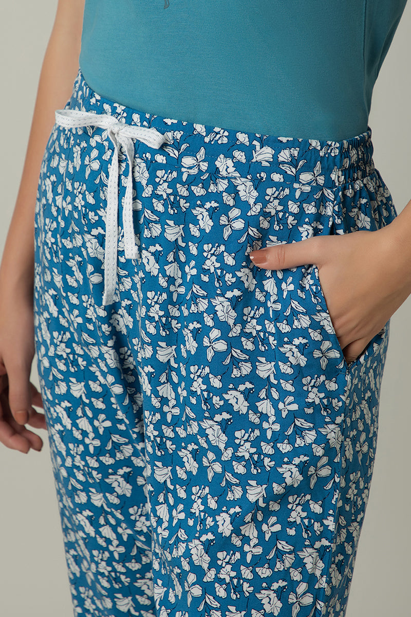  Full Length Pyjama Bottom - Vallarta Ditsy Print、mySite、justintrudeaud