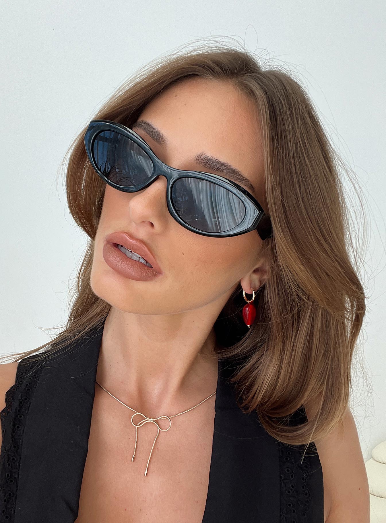 Art Deco Sunglasses Black、mySite、solidvoid