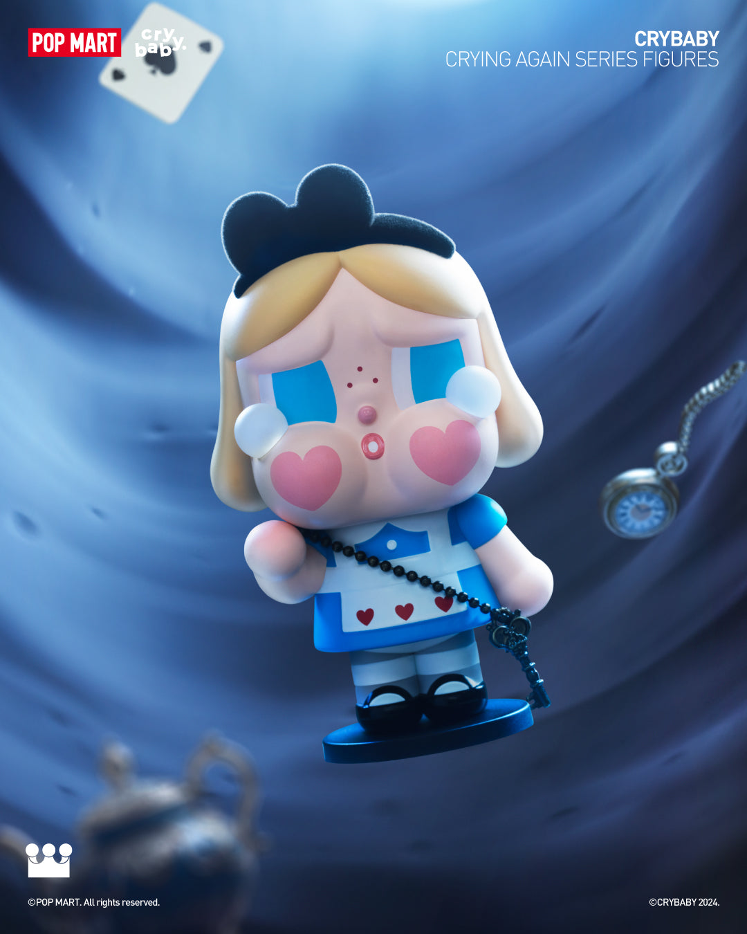  POP MART CRYBABY Crying Again Series Figures、mySite、greenlandpopulation
