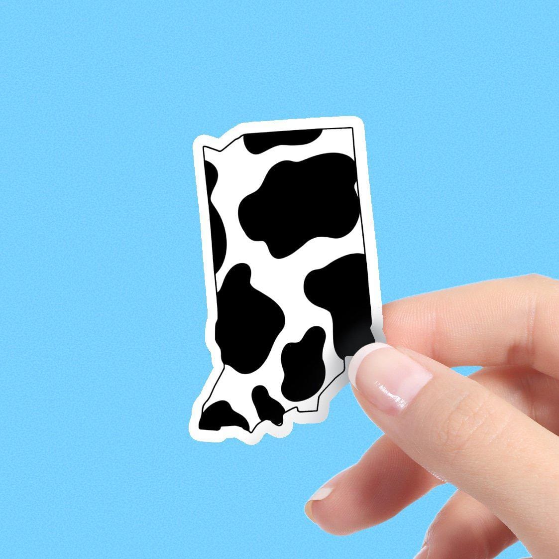  Indiana Cow Pattern Sticker、mySite、elrpsem3k