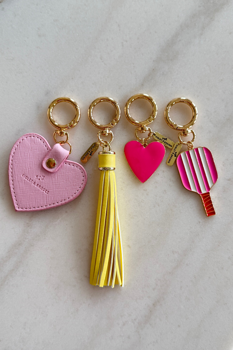 XL Leather Tassel Bag Charm - Yellow、mySite、hinf8tx79