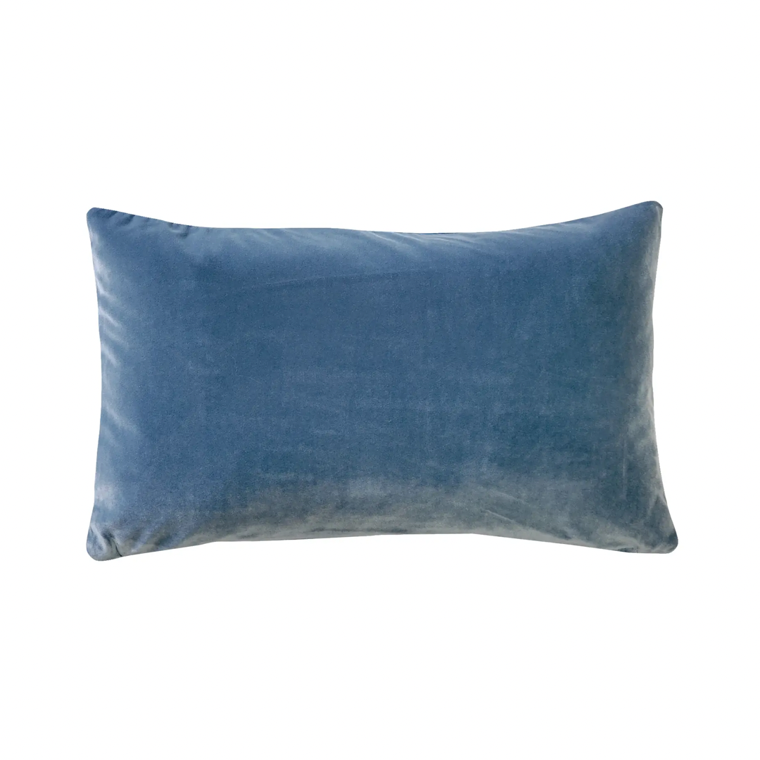  Cast Light Blue Velvet Accent Pillow、mySite、elrpsem3k
