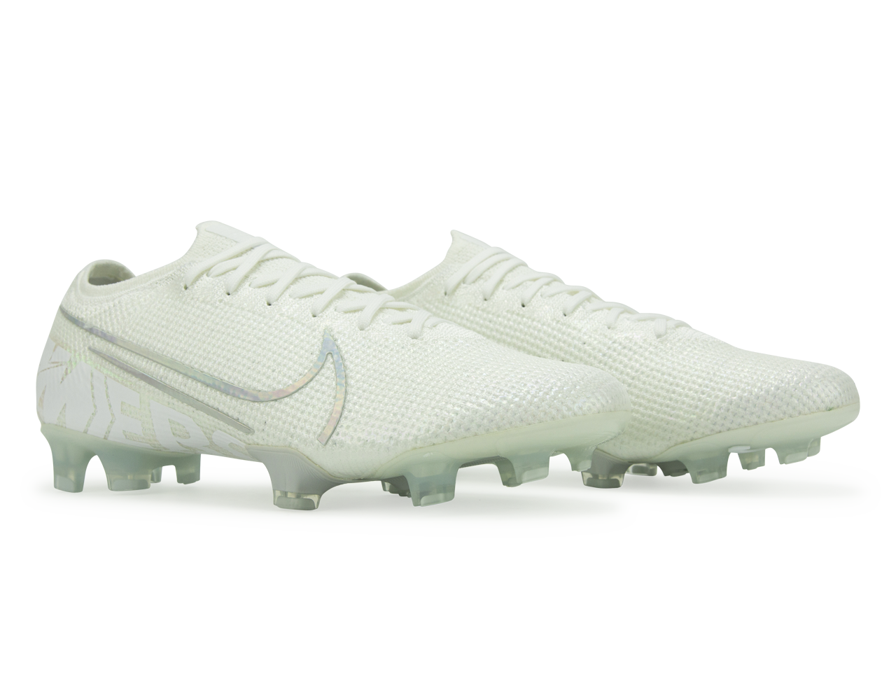 Nike Men's Mercurial Vapor 13 Elite FG White/Metallic Platinum、mySite、noshort