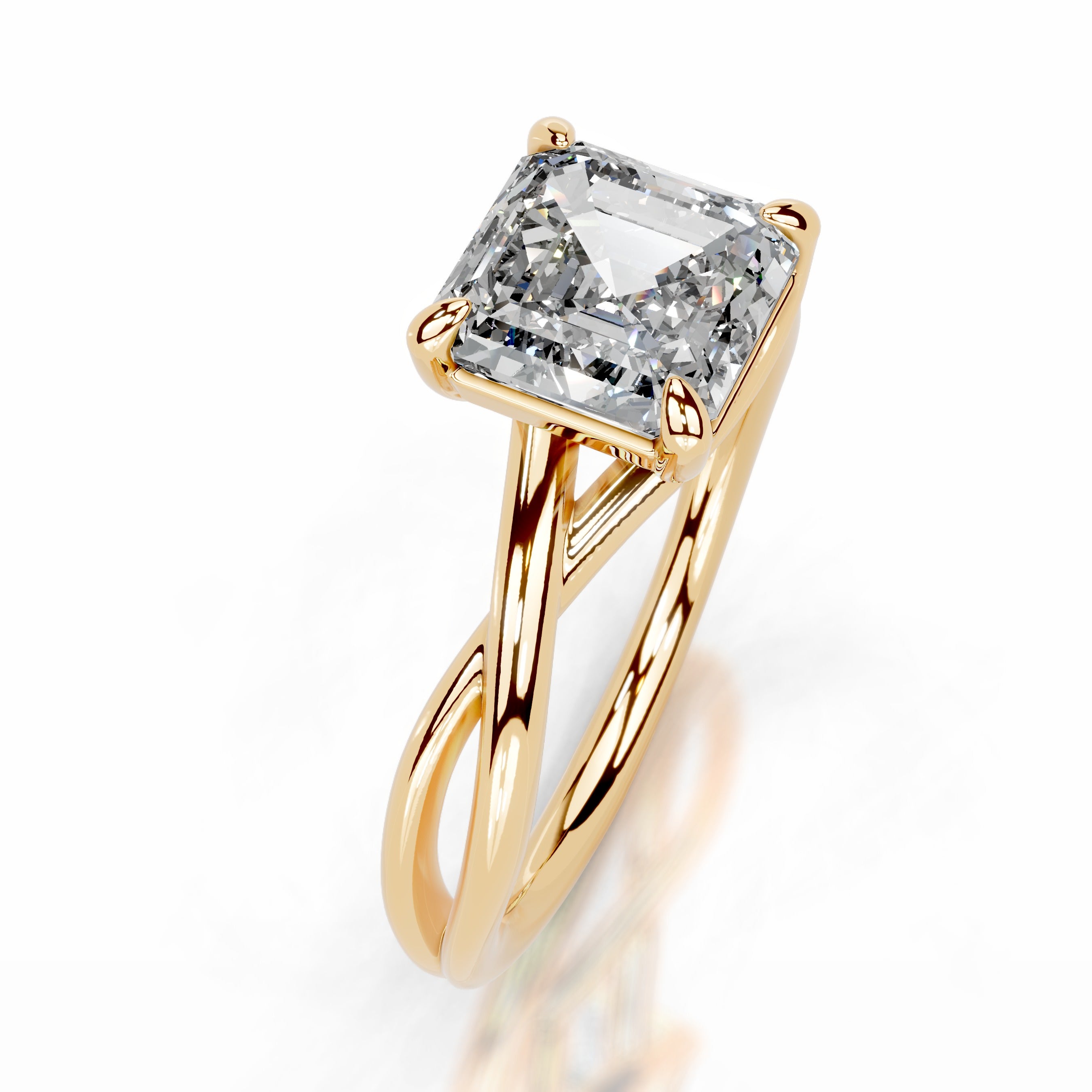Billie Diamond Engagement Ring - 18K Yellow Gold、mySite、hinf8tx79
