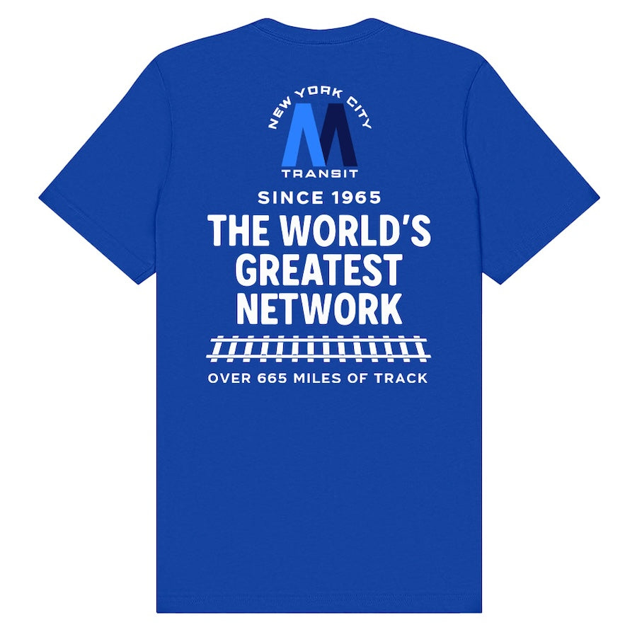 NYC Transit: The World's Greatest Network Since 1965 T-Shirt (2 Colors)、mySite、vikingsvslions