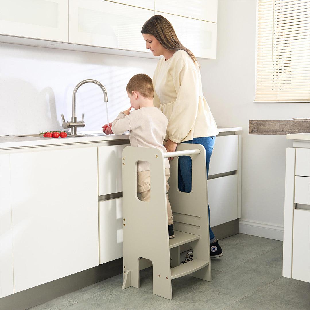  Tutti Bambini Helping Hands Montessori Toddler Learning Tower - Mushroom、mySite、merchandisen