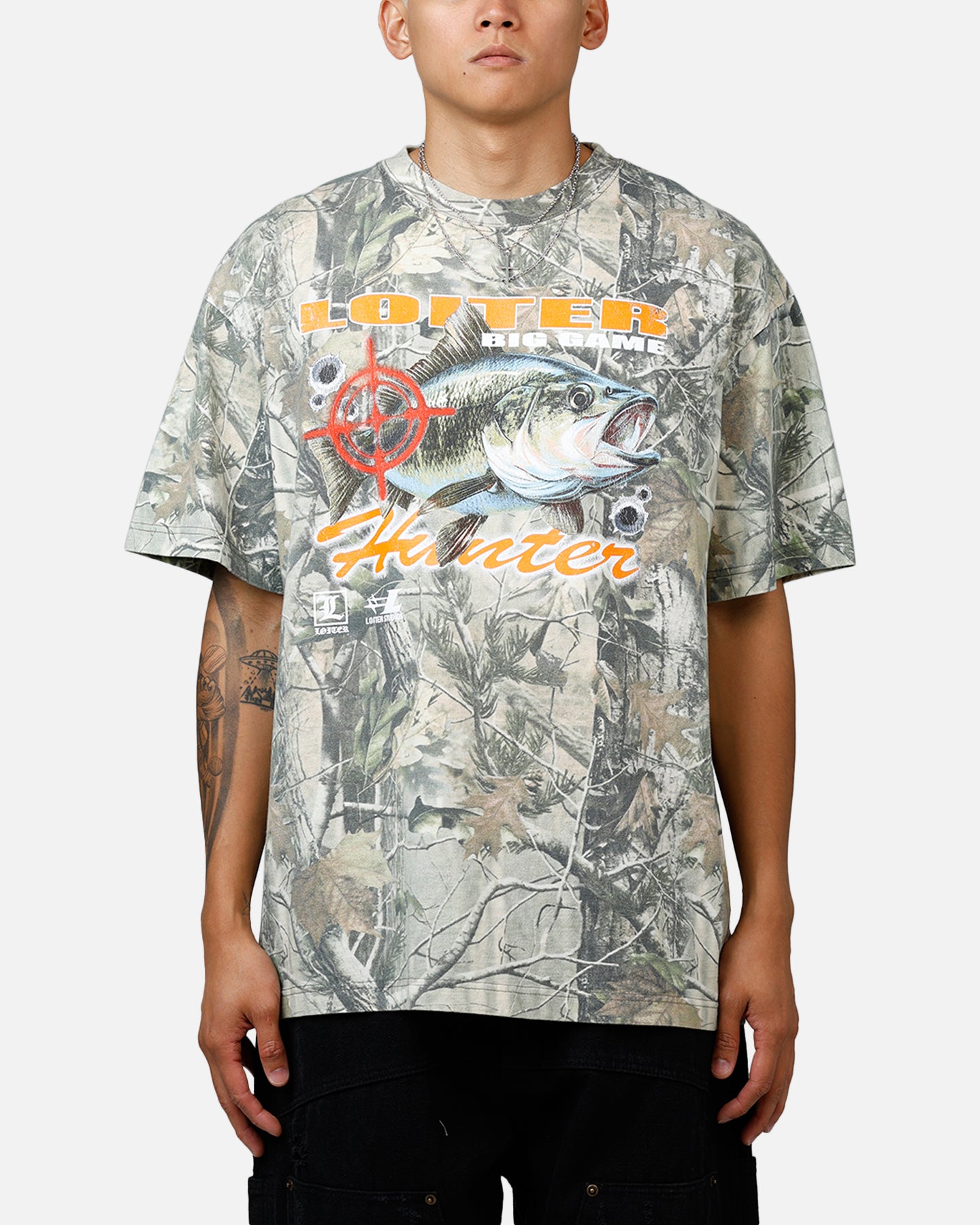 Loiter Big Game Camo T-Shirt Real Tree Camo、mySite、zt4zffjzw