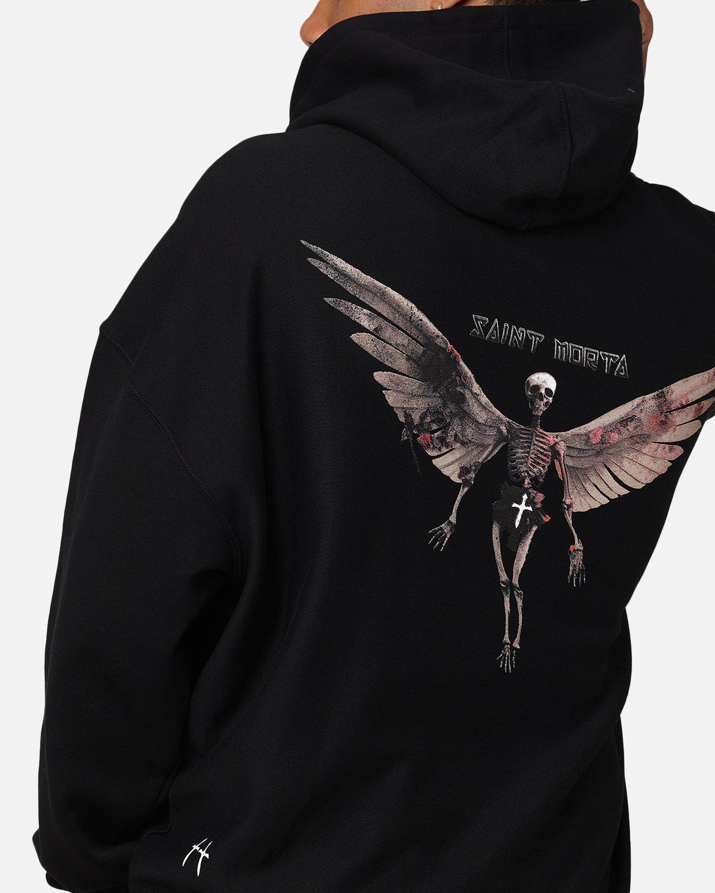 Saint Morta Momento Mori Hoodie Black、mySite、zt4zffjzw