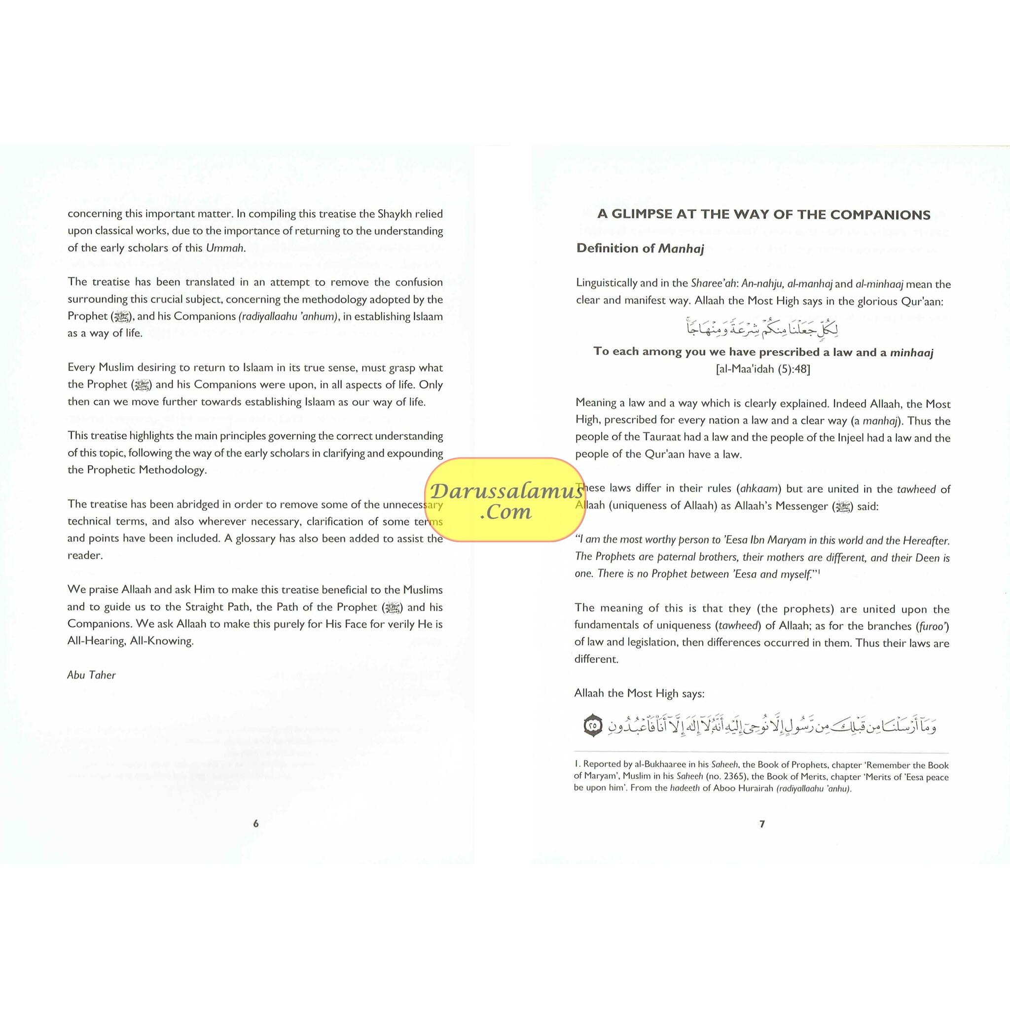 A Glimpse At The Way Of The Companions By Shaykh Abdul Qadir al-Arna'oot、mySite、topwebapps