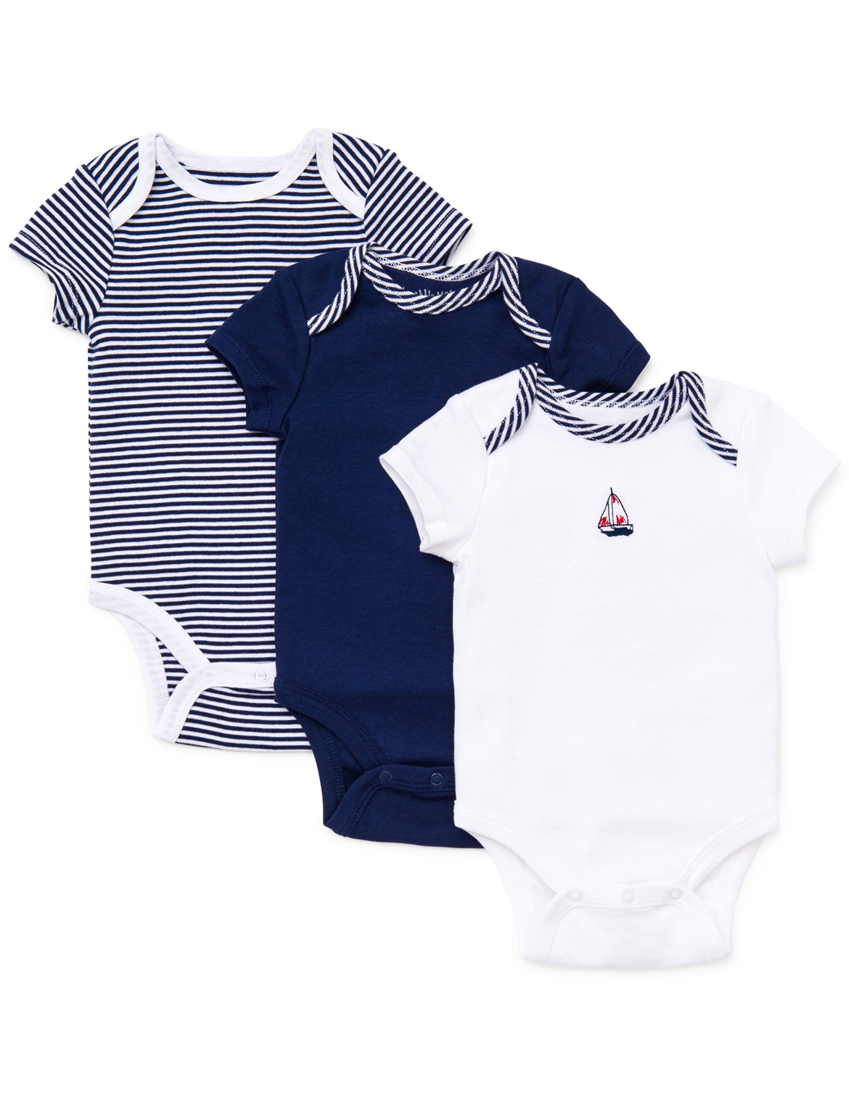  Sailboats 3-Pack Bodysuits、mySite、layawaytickets