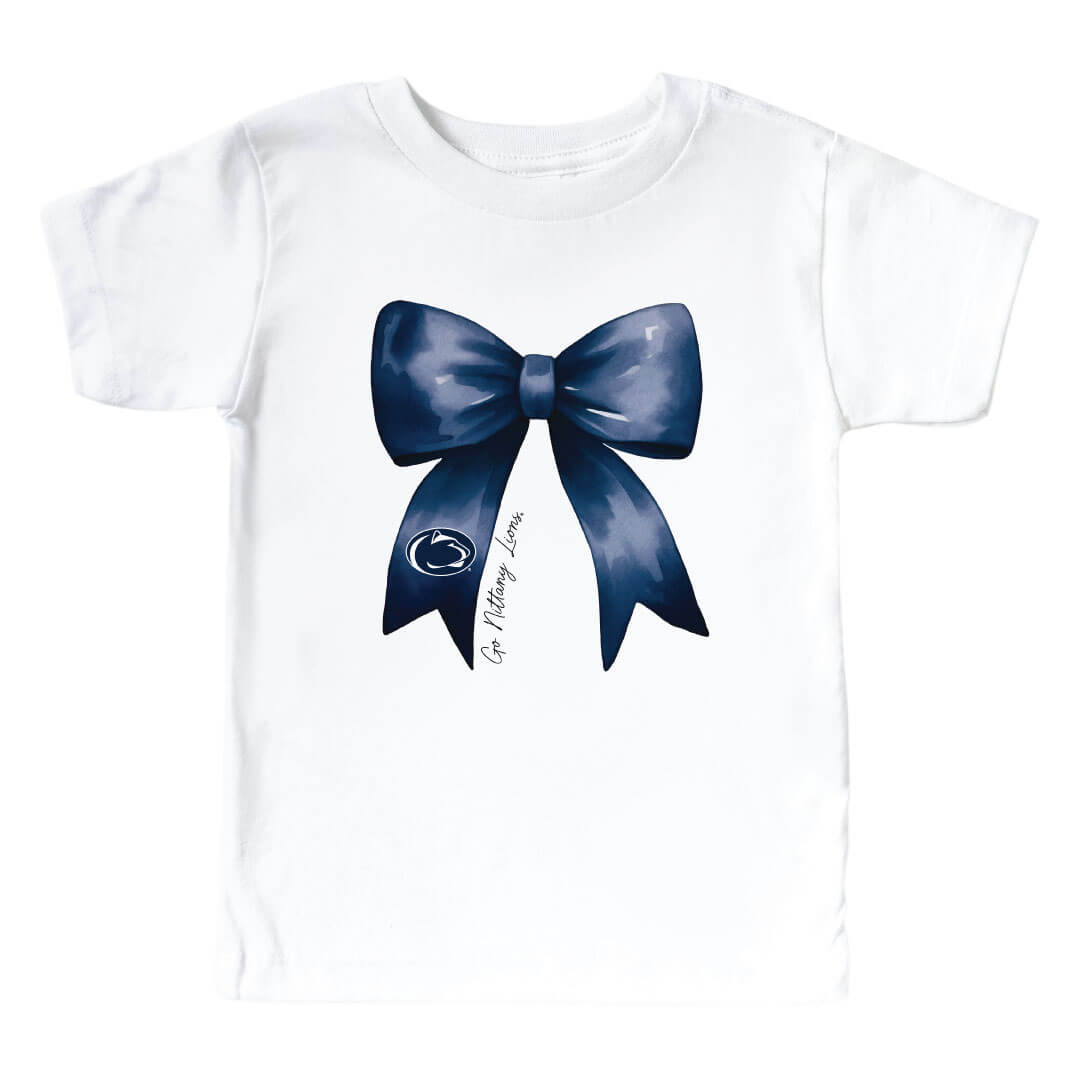  The Pennsylvania State University | Footballs & Bows Kids Graphic Tee、mySite、layawaytickets