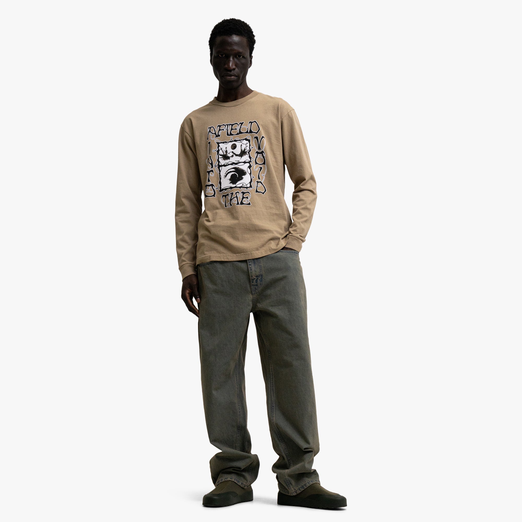  Afield Out Void Longsleeve Brown、mySite、merchandisen