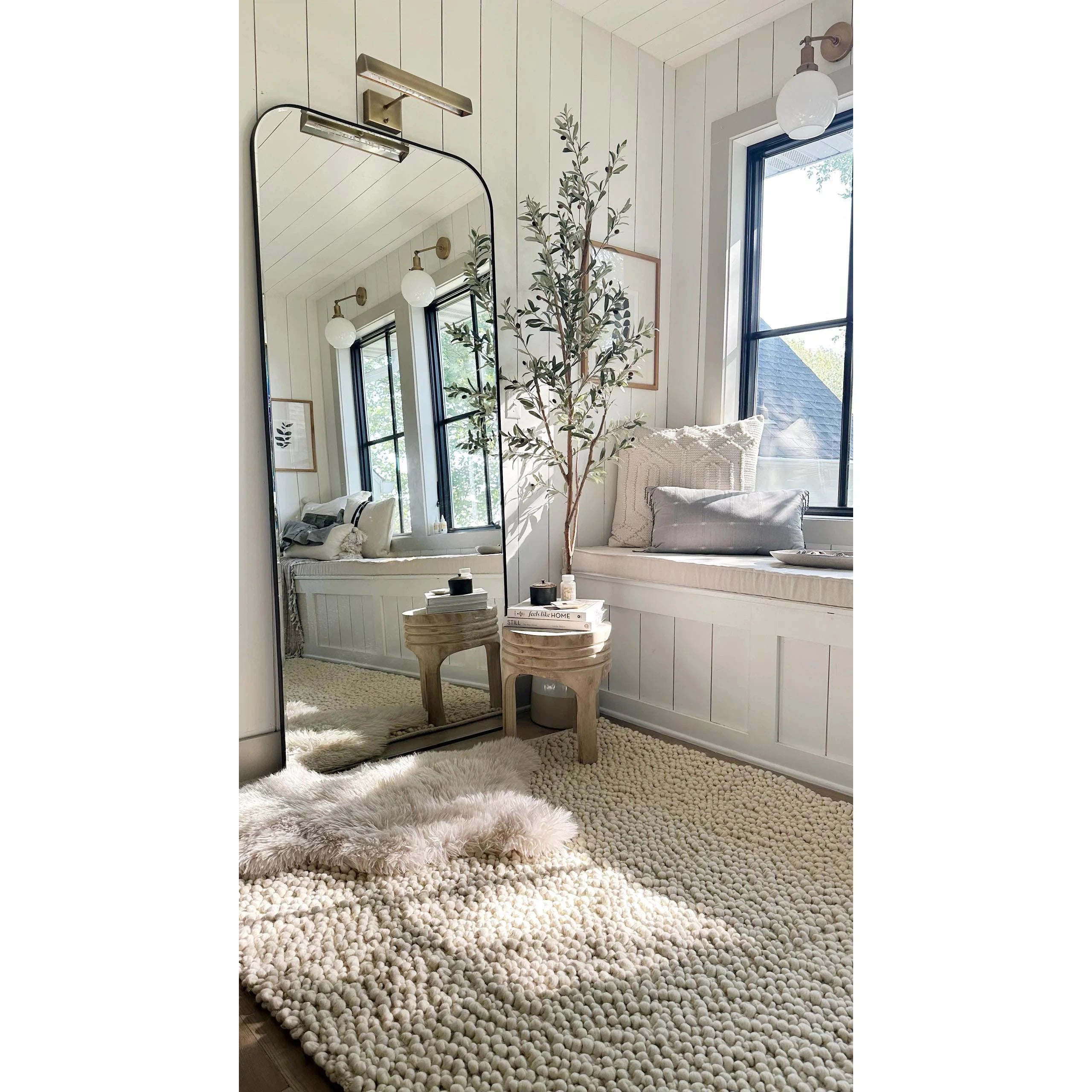 Boucle Neutral Wool Rug、mySite、gigharbornorthrealestate