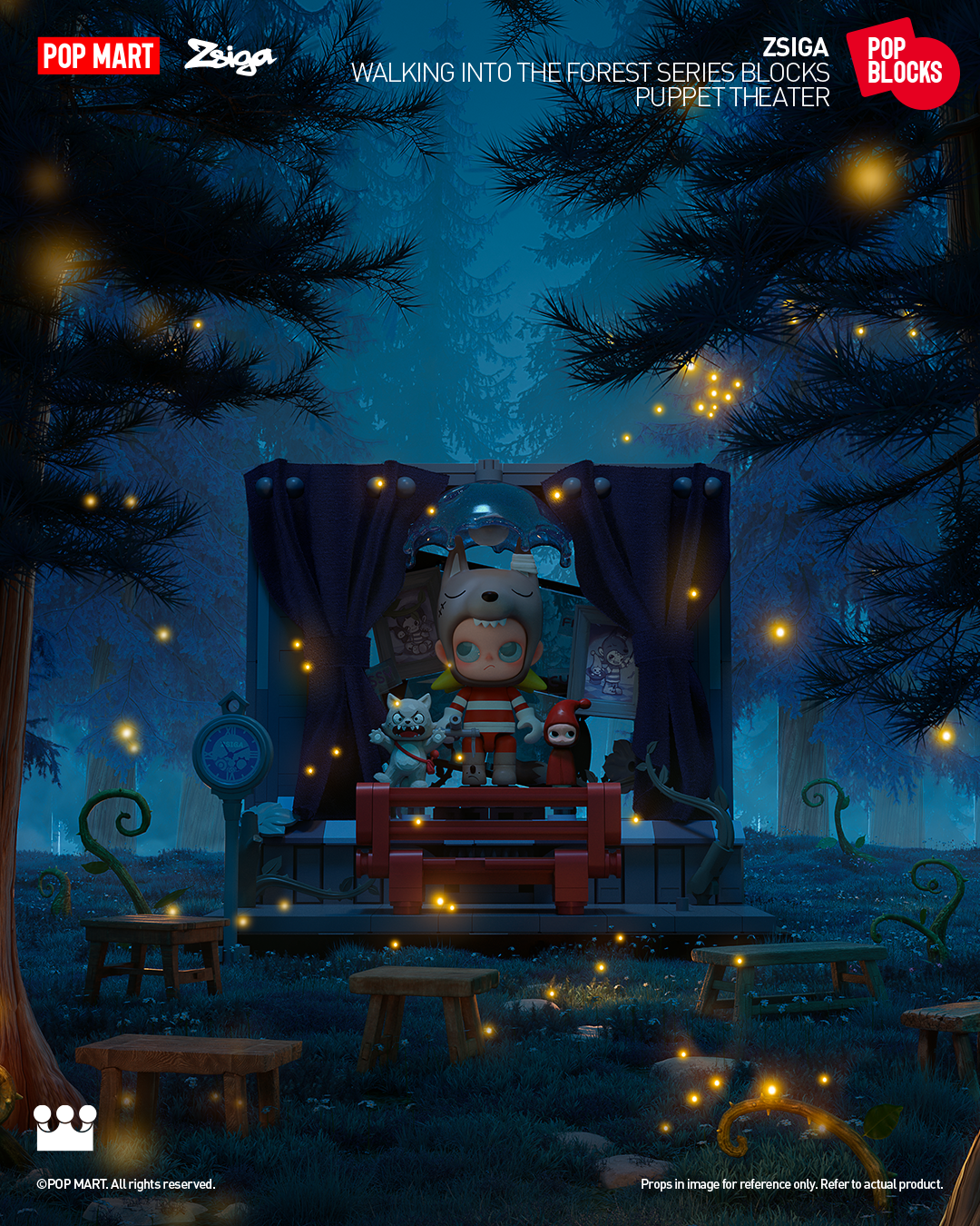  POP MART Zsiga Walking Into The Forest Series Blocks、mySite、greenlandpopulation