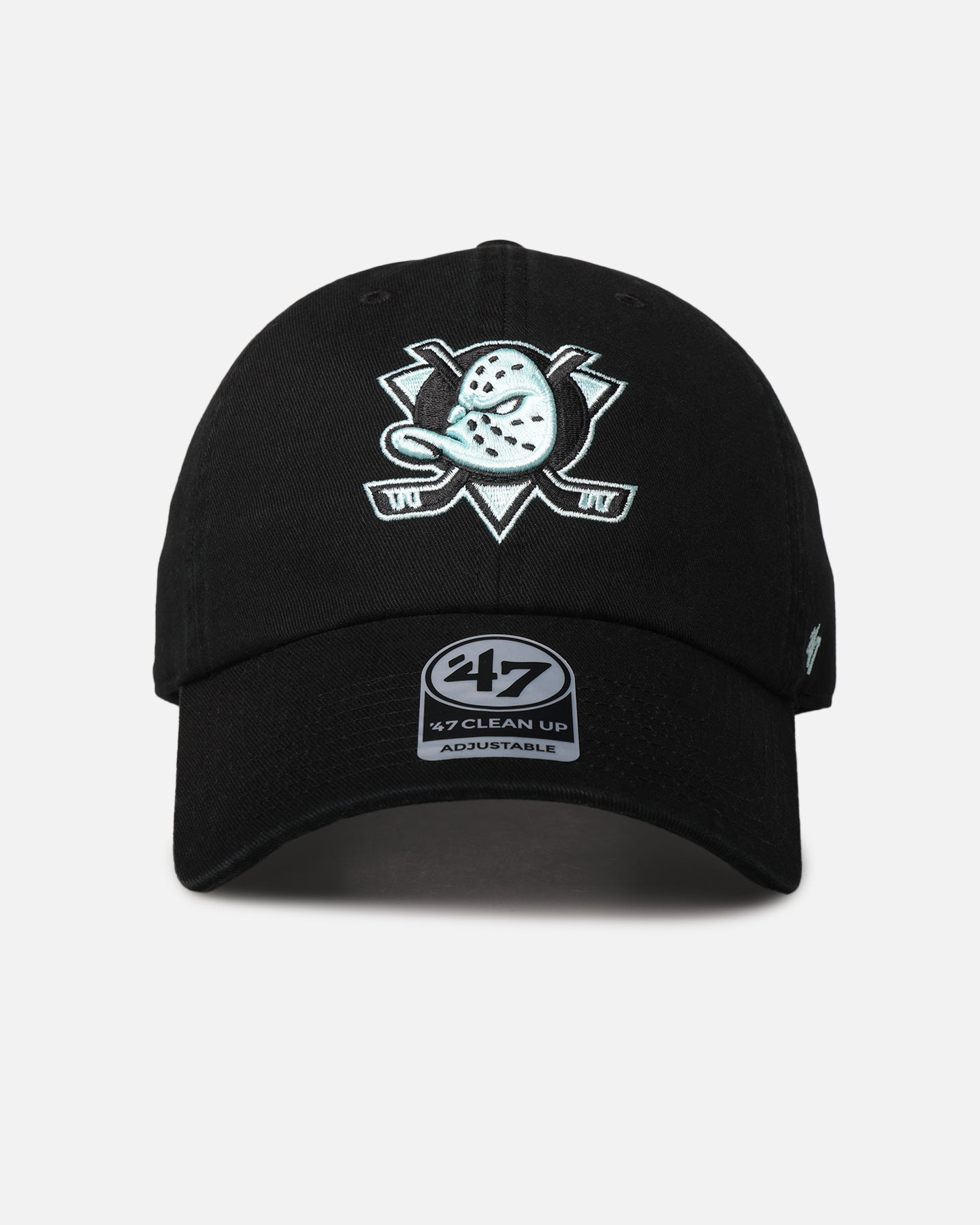 47 Brand Anaheim Ducks 47 Clean Up Strapback Black/Turquoise、mySite、zt4zffjzw