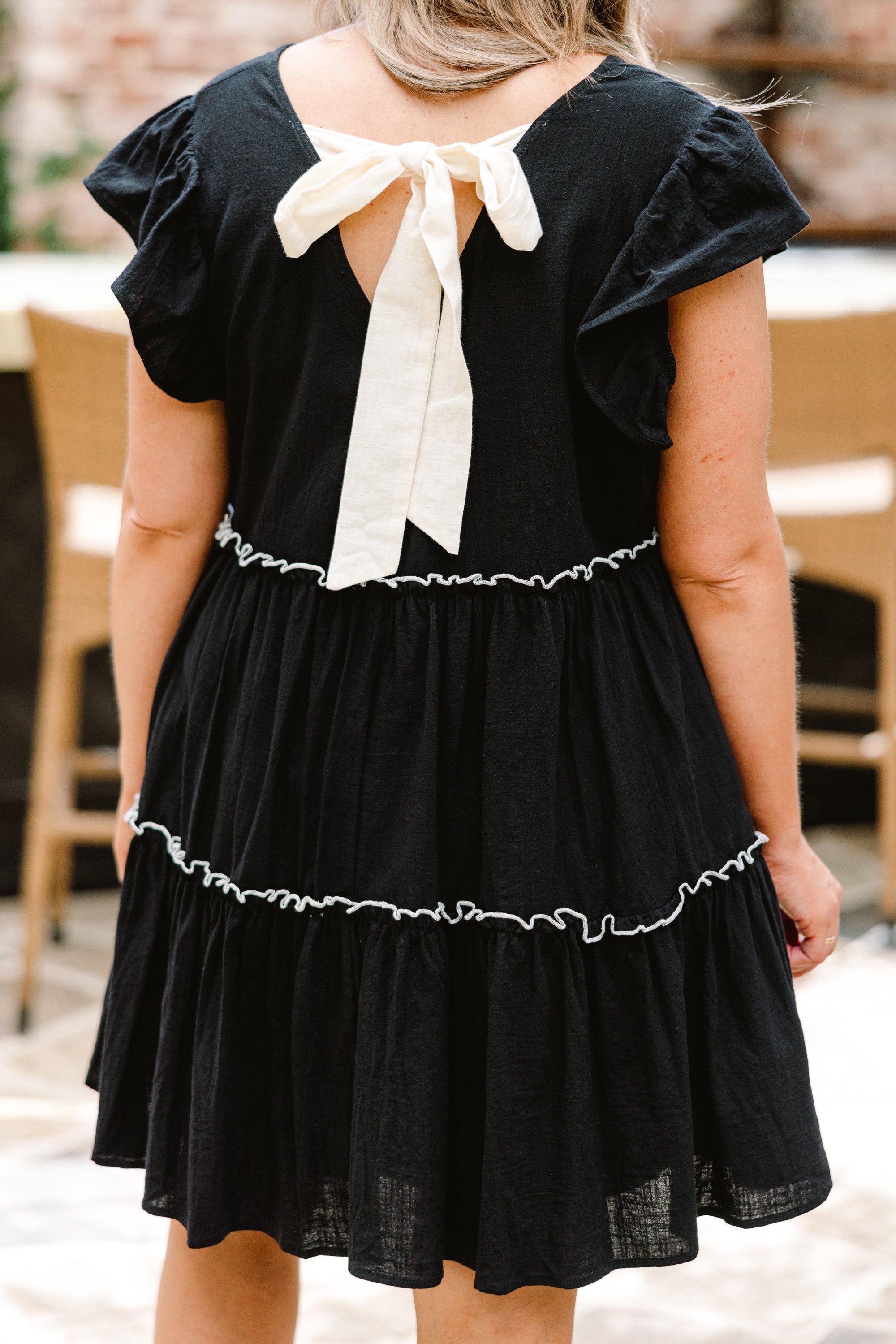  Catch Me When I Fall Dress, Black-Cream、mySite、justintrudeaud