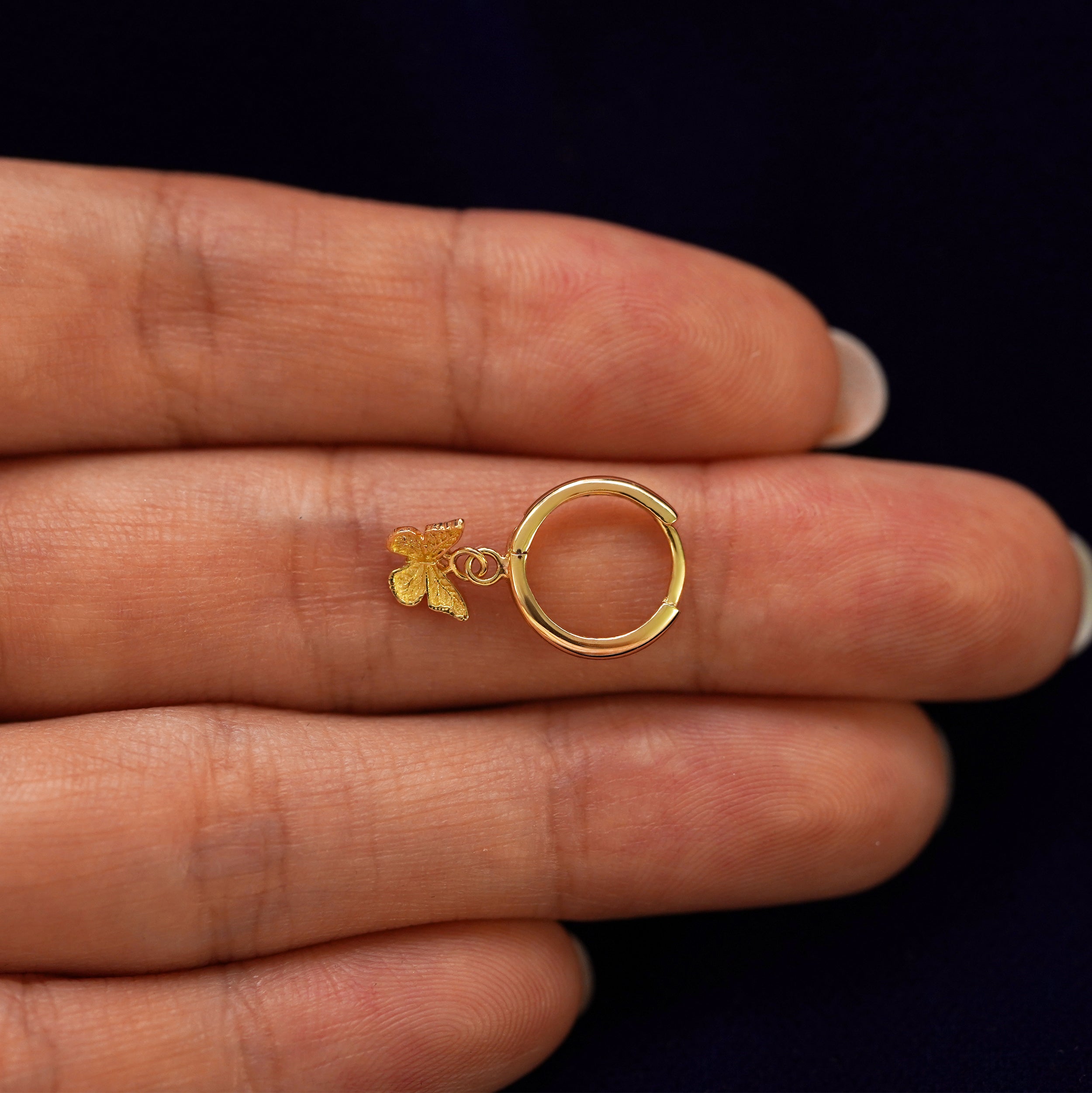 Mini Butterfly Dangle Hoop、mySite、hinf8tx79