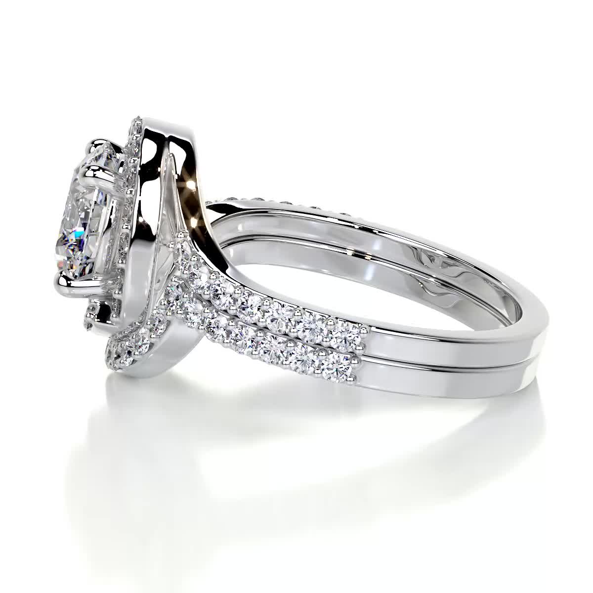 Stella Lab Grown Diamond Bridal Set -14K White Gold、mySite、hinf8tx79