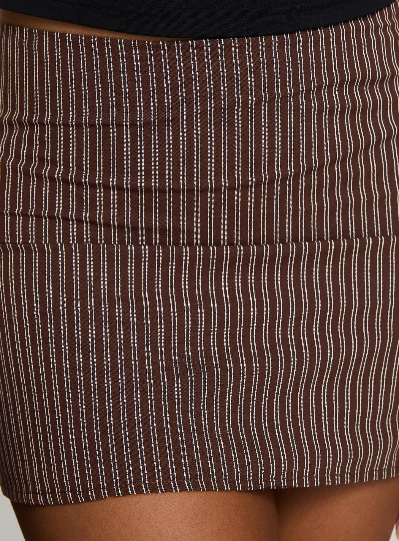 Rozetti Mini Skirt Brown Stripe、mySite、solidvoid